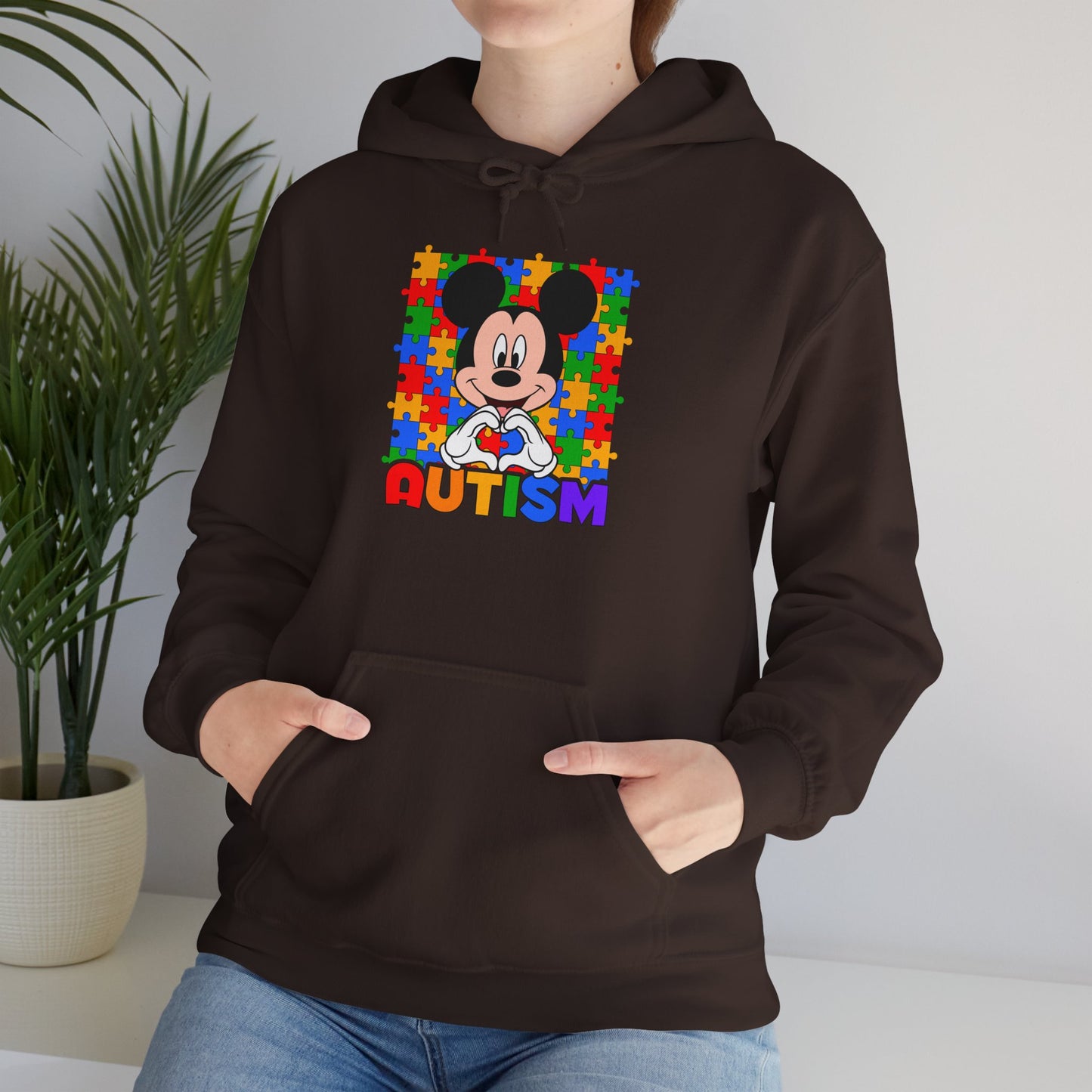 Autism Puzzle Heart Hoodie — Colorful Awareness Pullover