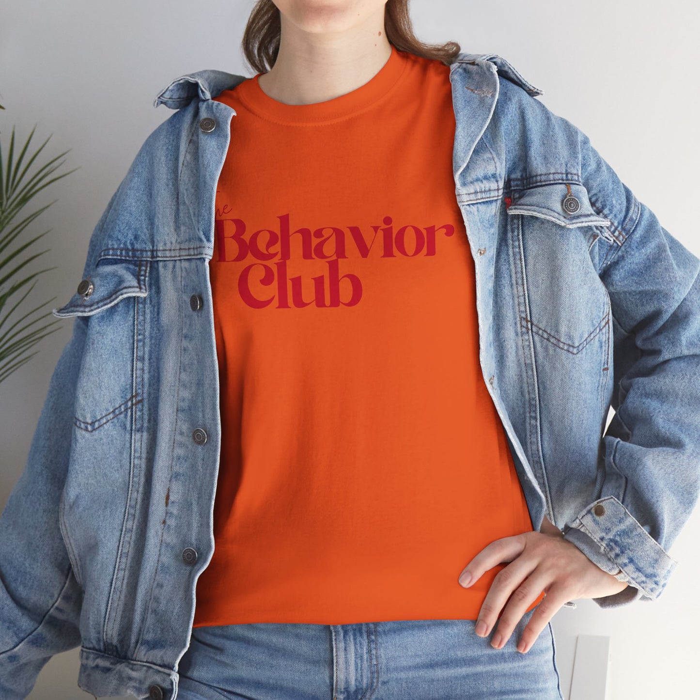 The Behavior Club Unisex Heavy Cotton Tee