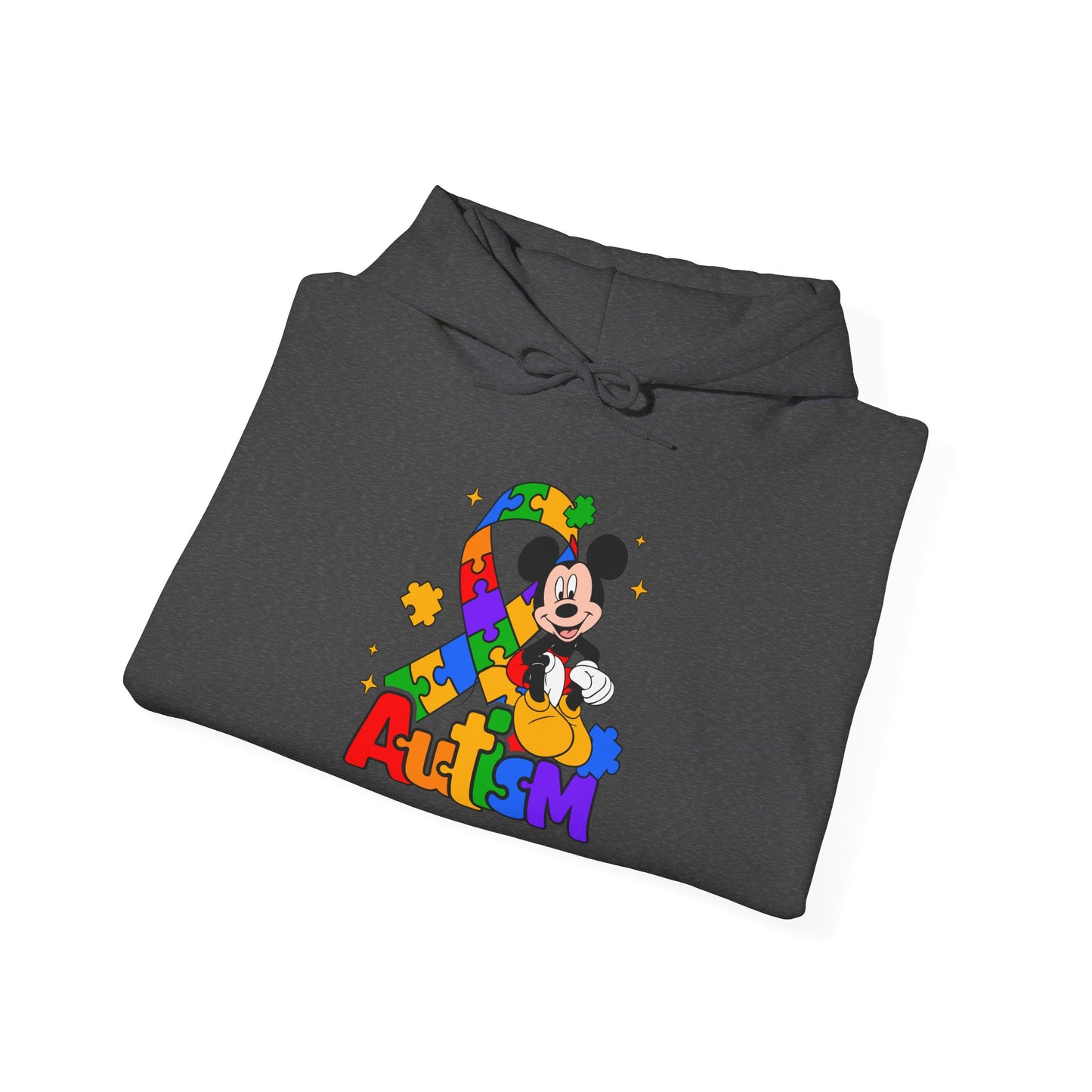 Autism Awareness Hoodie — Colorful Puzzle Heart Design