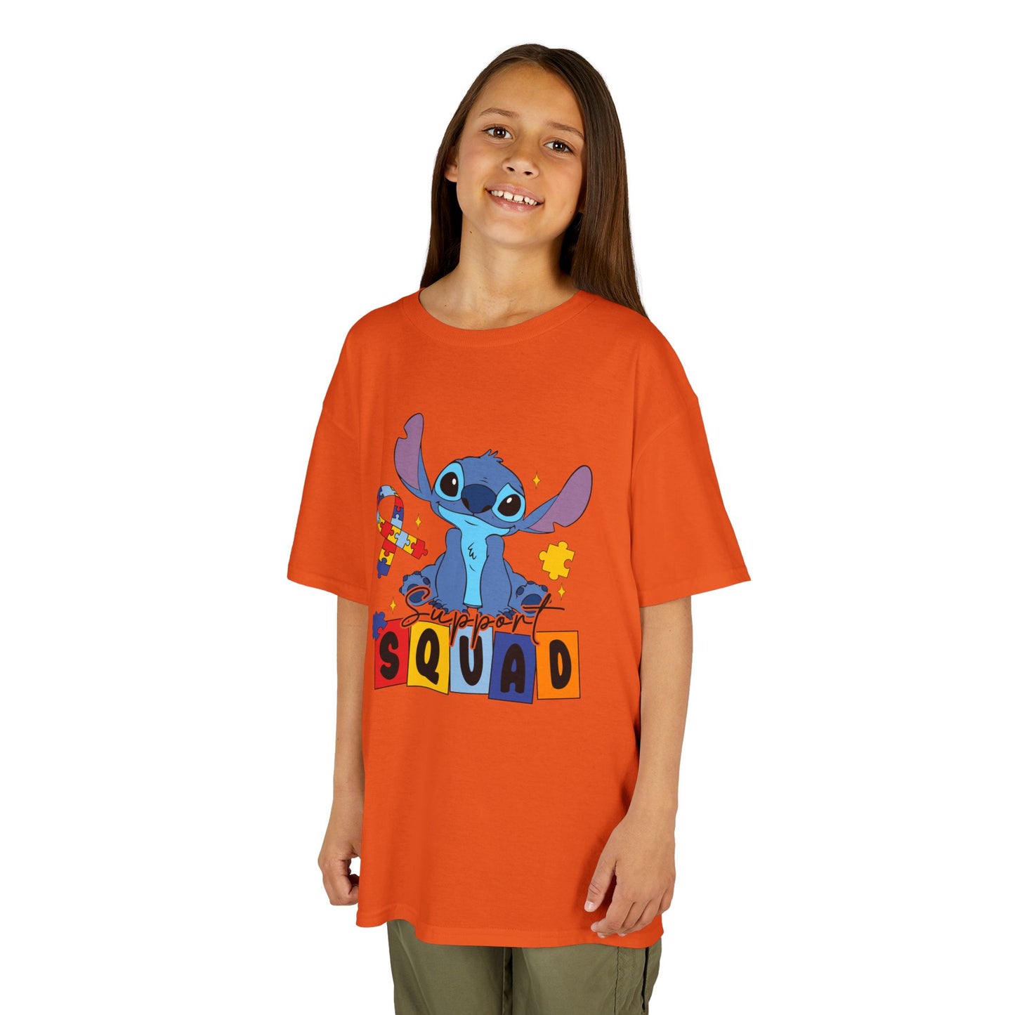 Kids Tee — Cute Stitch 'Squad' Graphic Shirt for Disney Fans
