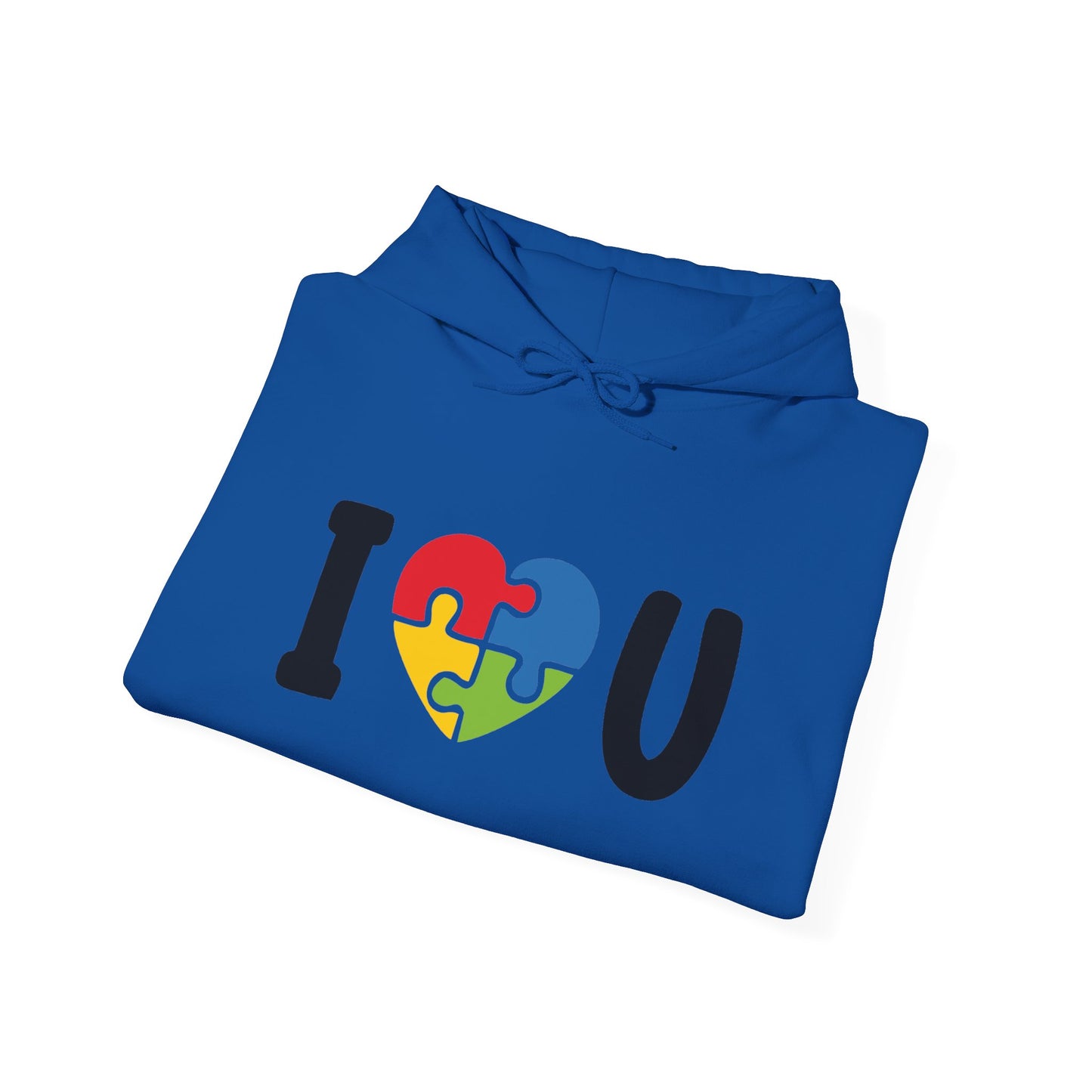 I Love You Puzzle Hoodie