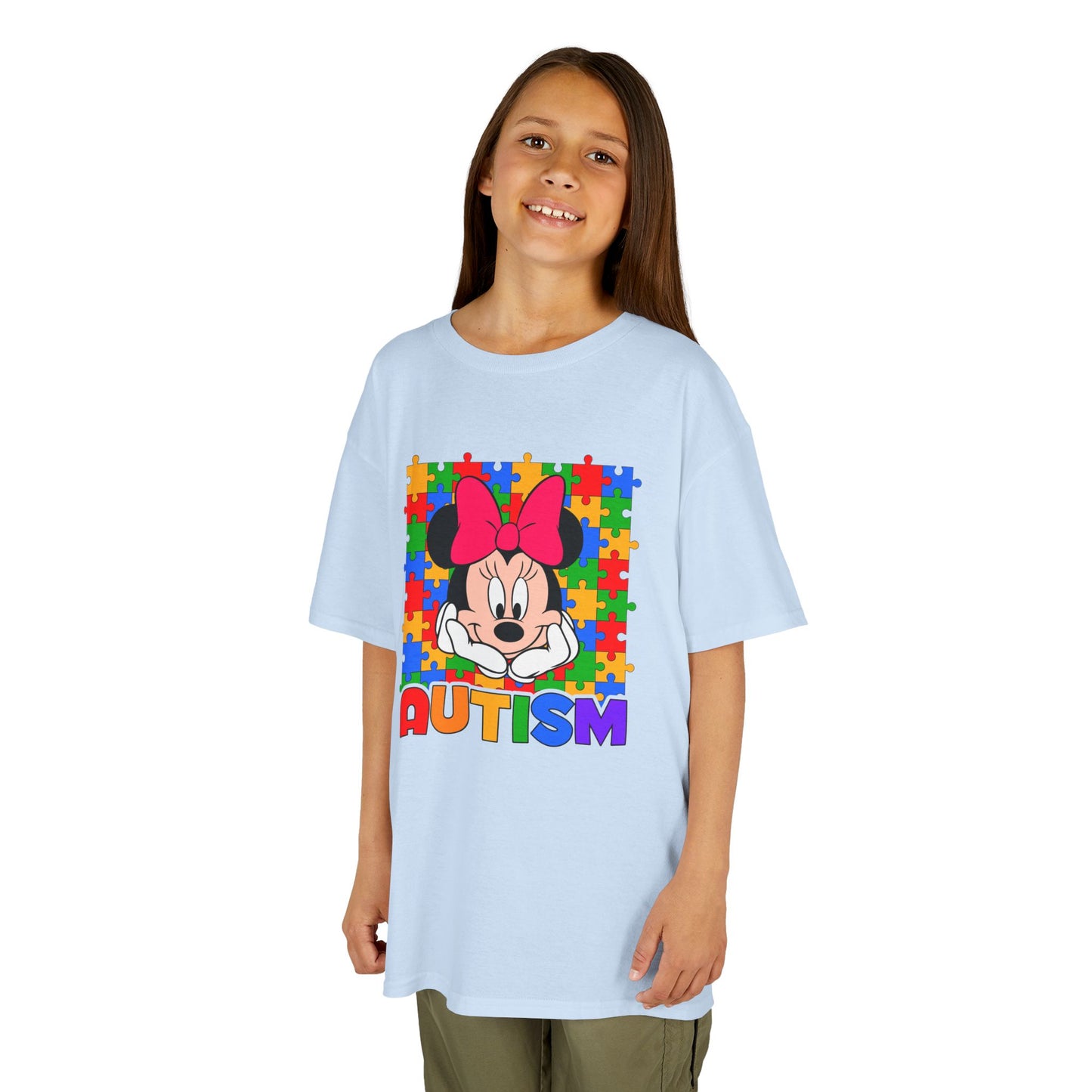 Kids Tee — Colorful Puzzle Autism Support Shirt