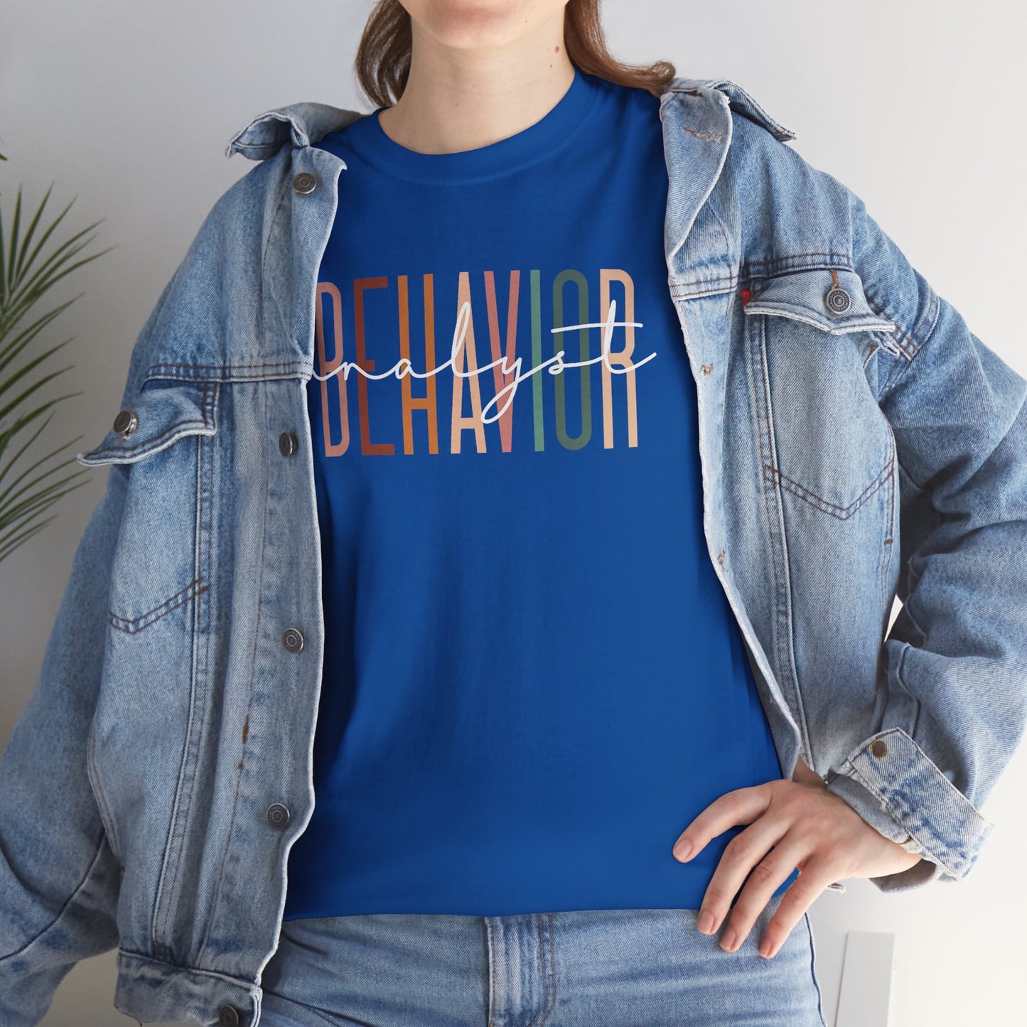 Behavior Anxious Tee — Retro Script Anxiety Awareness T-Shirt