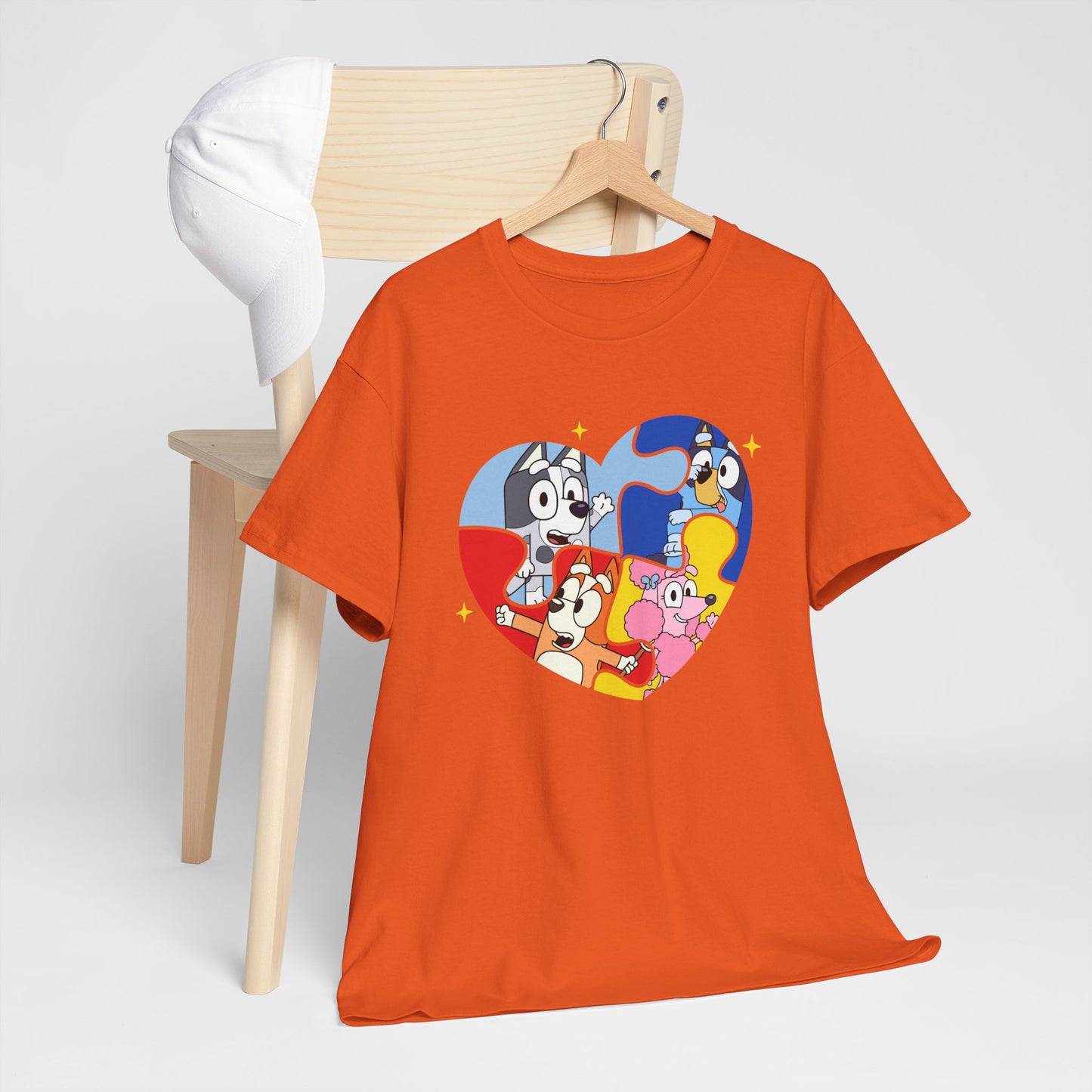 Cartoon Heart Characters T-Shirt — Cute Colorful Kids’ Graphic Tee