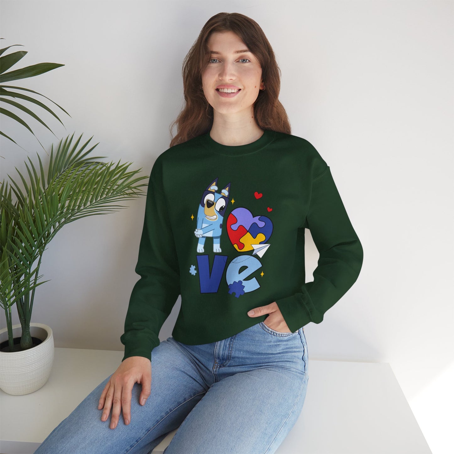 Love Puzzle Crewneck Sweatshirt