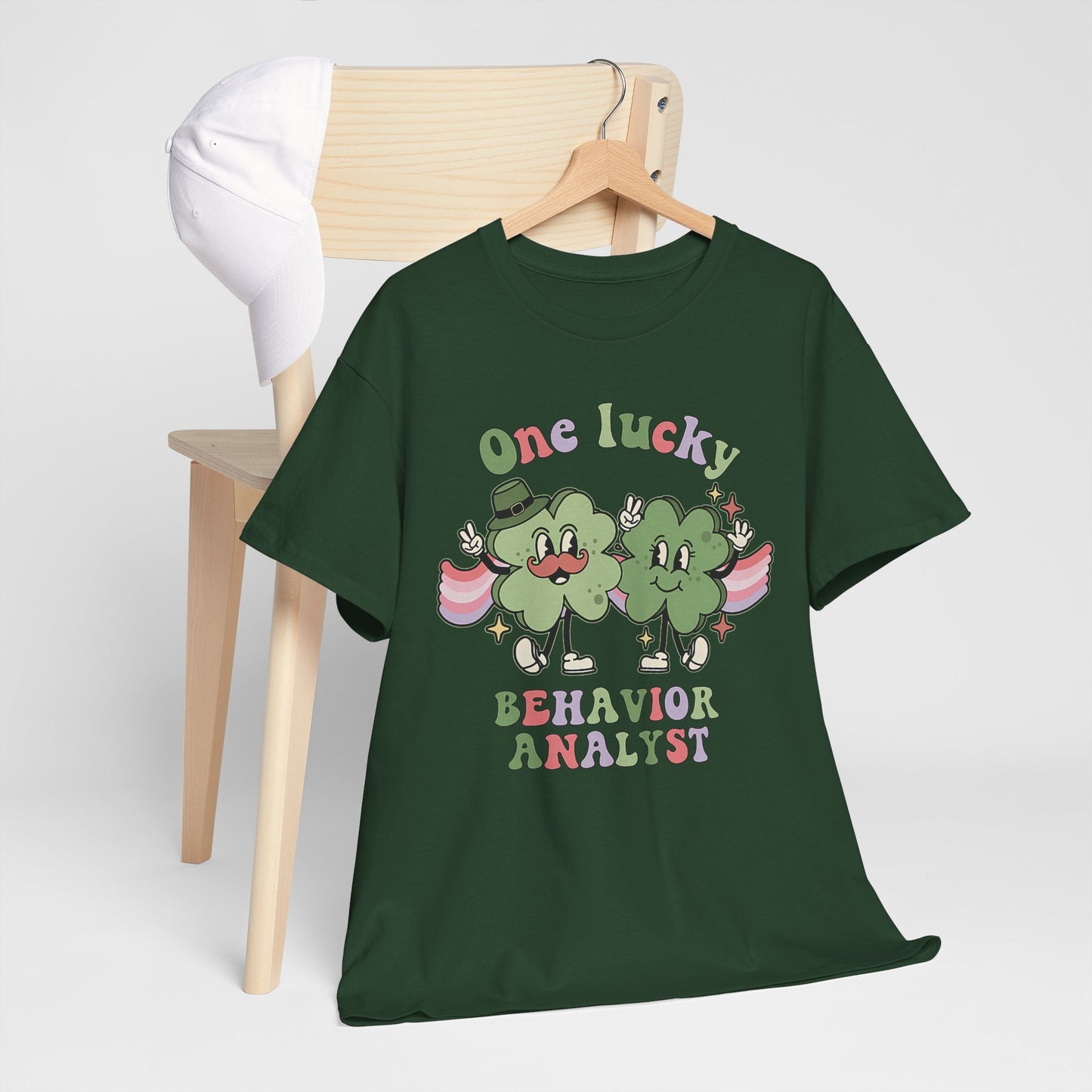 One Lucky Behavior Analyst T-Shirt — St. Patrick’s Day Shamrock ABA Shirt