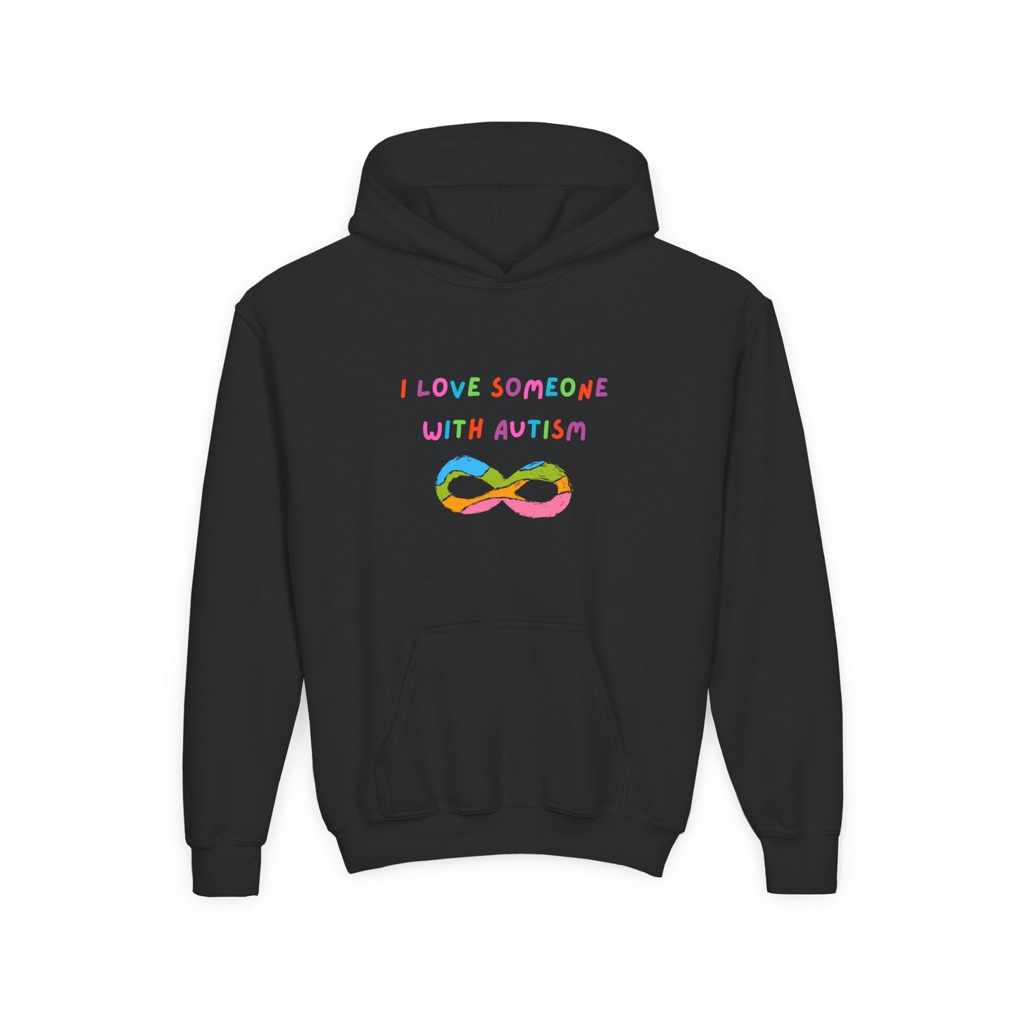 Autism Awareness Youth Hoodie - I Love Someone with Autism