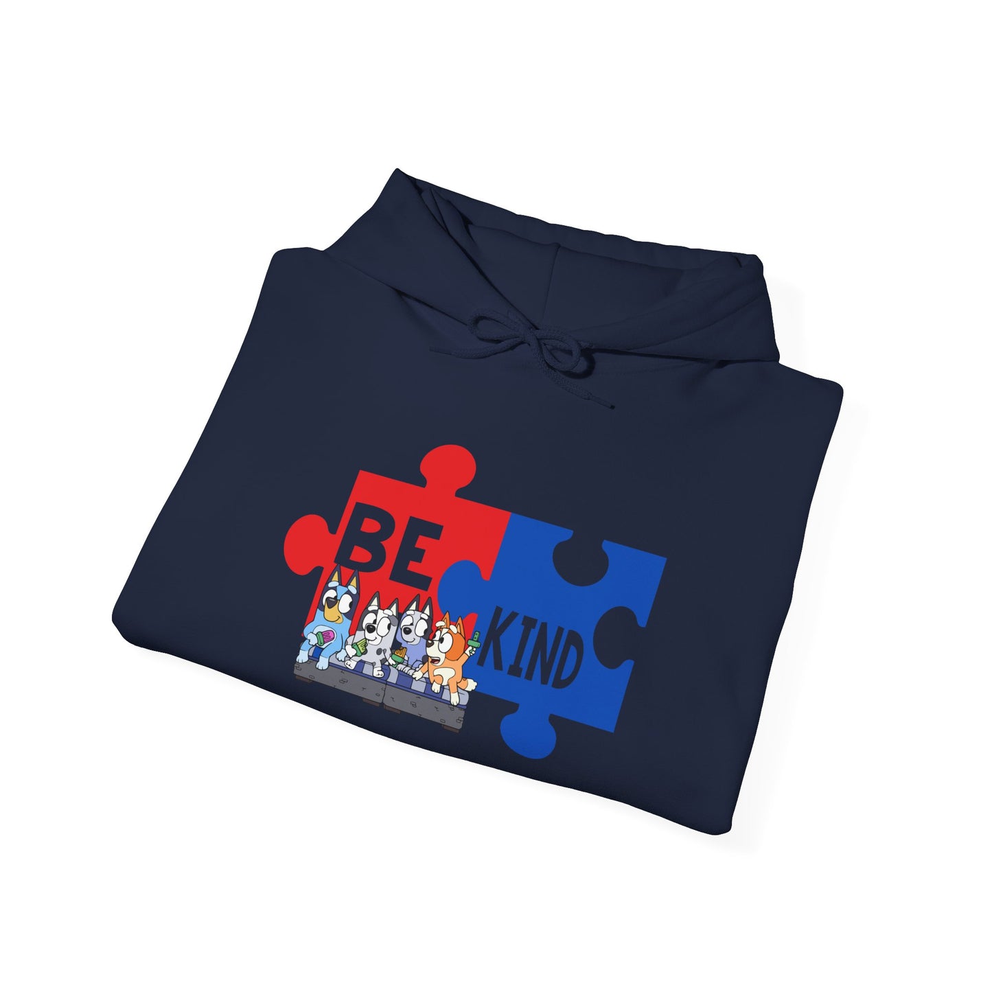 Be Kind Puzzle Hoodie – Autism Awareness Community Sweatshirt