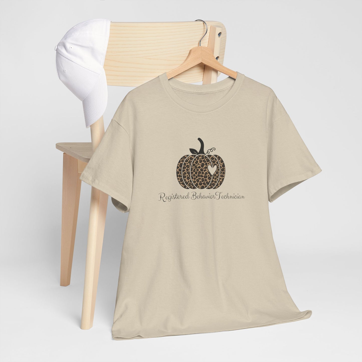 Fall Pumpkin Unisex Heavy Cotton Tee, Autumn T-Shirt, Halloween Shirt, Thanksgiving Gift, Cozy Fall Apparel