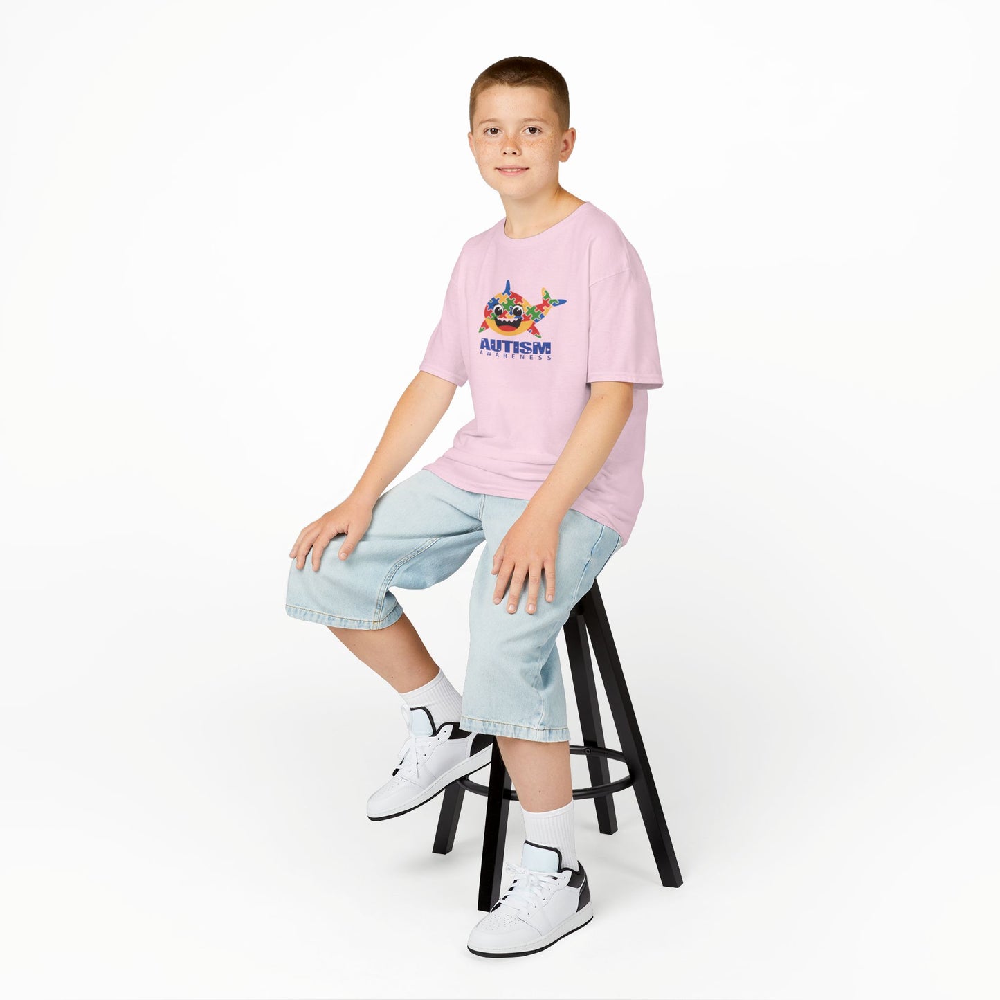 Kids Tee Baby Shark Autism Awareness Shirt