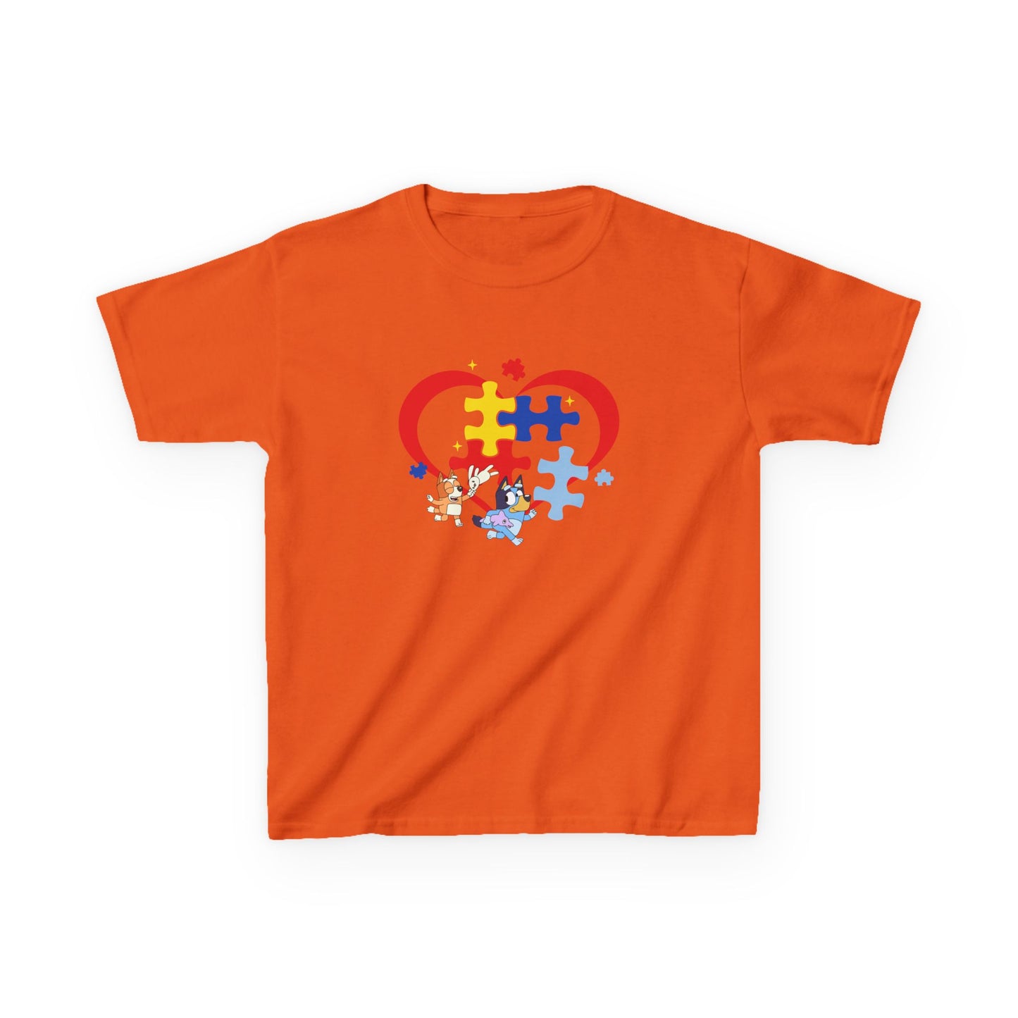Kids Autism Puzzle Heart T-Shirt