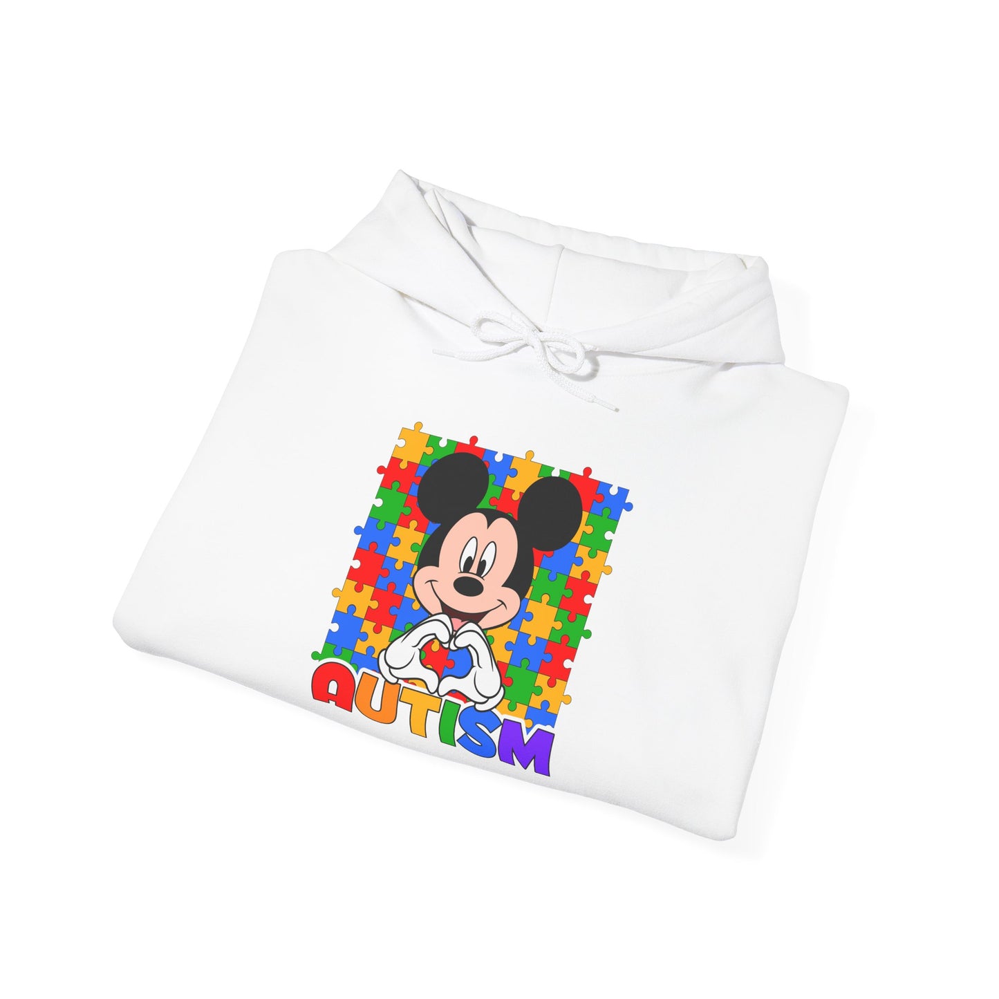 Autism Puzzle Heart Hoodie — Colorful Awareness Pullover
