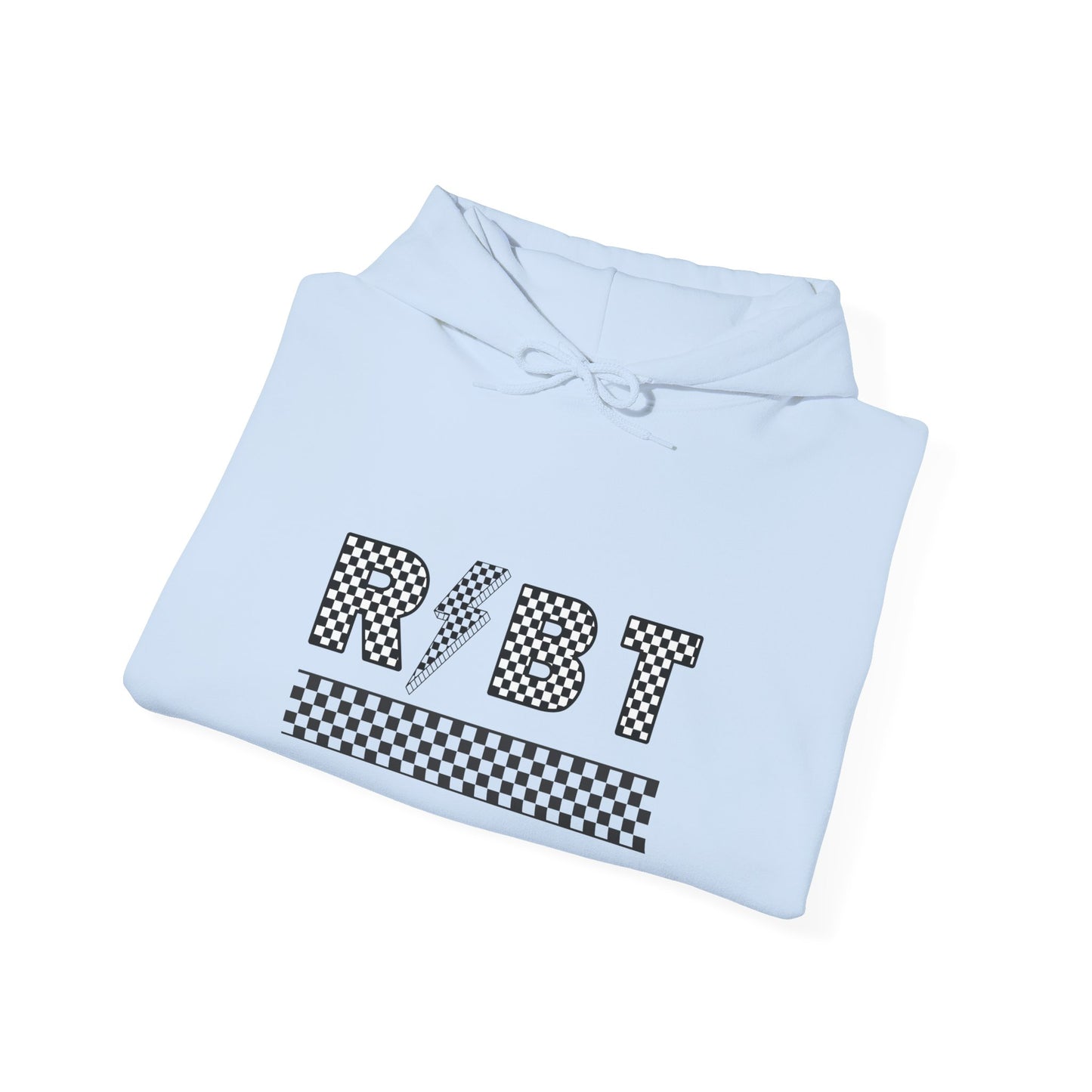 RBT Lightening Bolt Checkered Hooded Sweatshirt