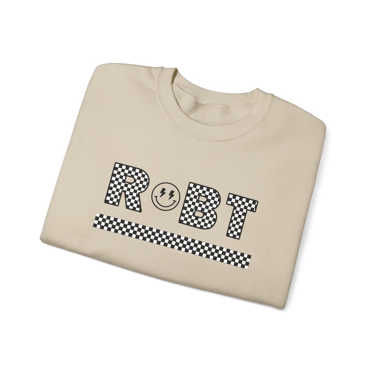 RBT Checkerboard Logo with Smile- Crewneck Sweatshirt