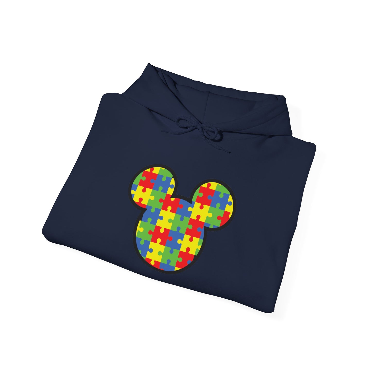 Colorful Puzzle Mickey Hoodie - Unisex Heavy Blend®