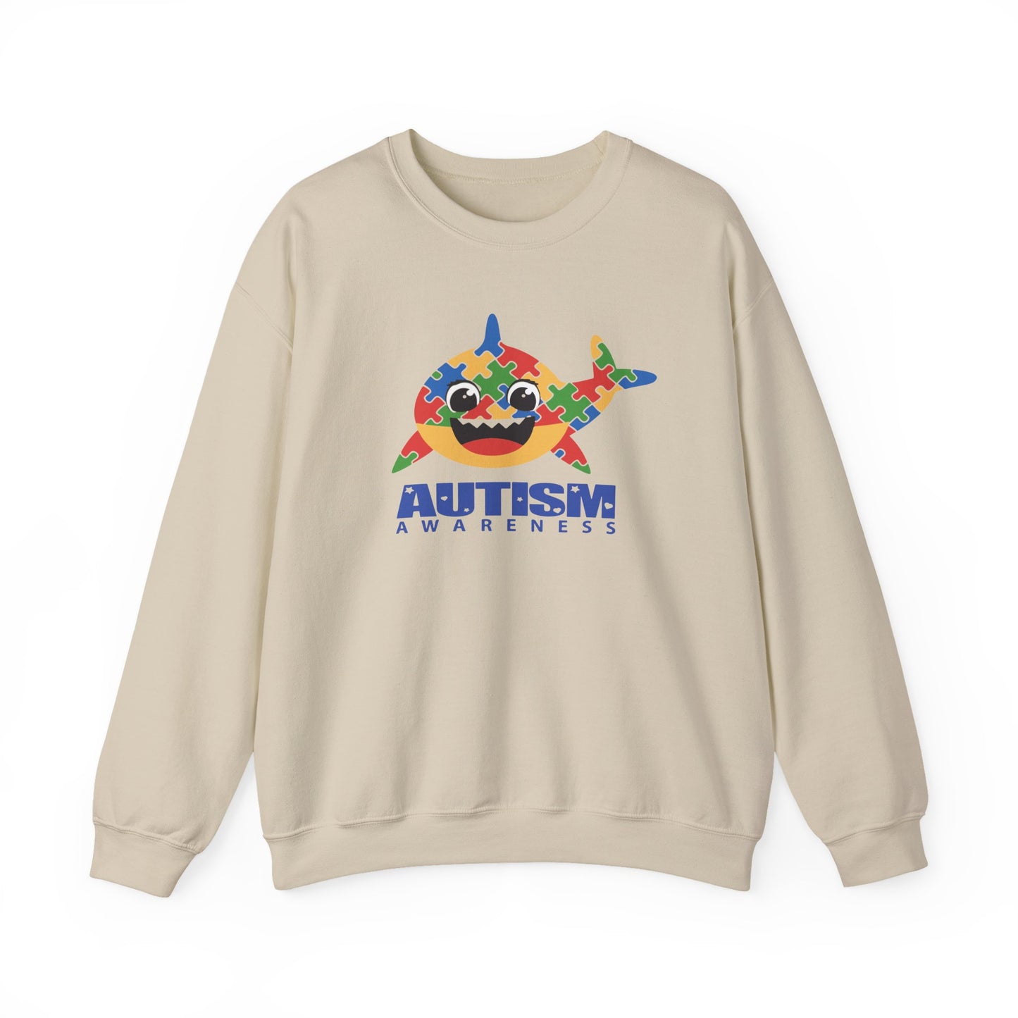 Baby Shark Autism Awareness Crewneck Sweatshirt