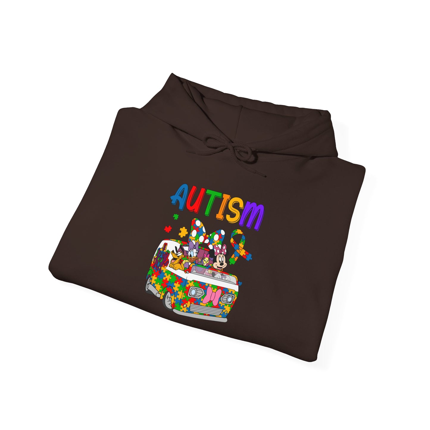 Autism Awareness Puzzle Heart Hoodie — Colorful Support Sweatshirt