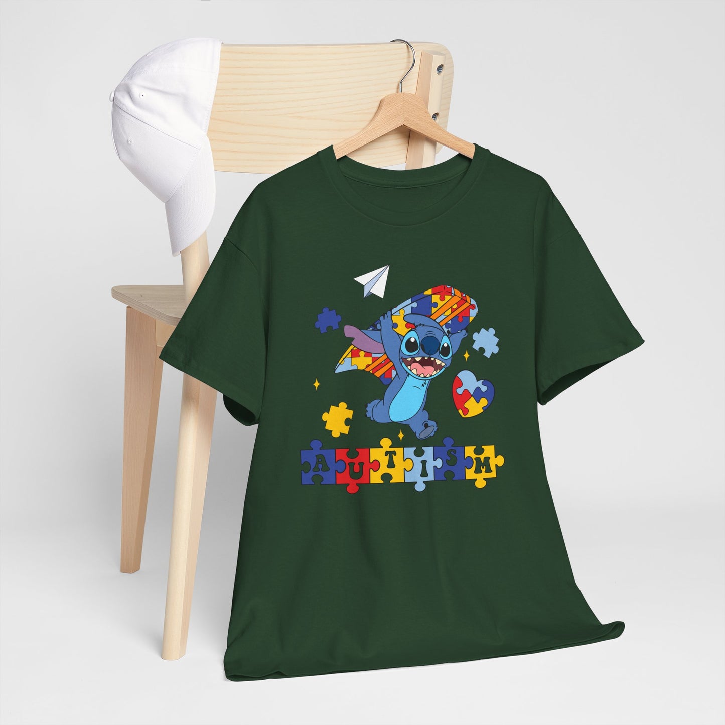Autism Awareness Puzzle Heart Tee