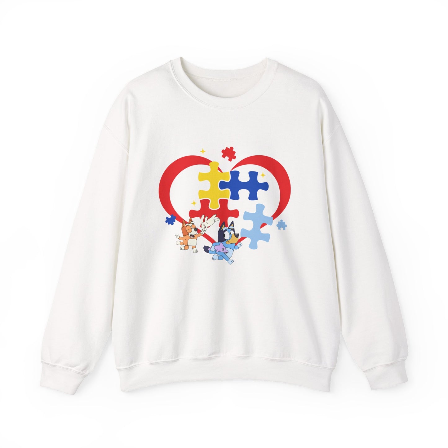 Autism Awareness Puzzle Heart Sweatshirt