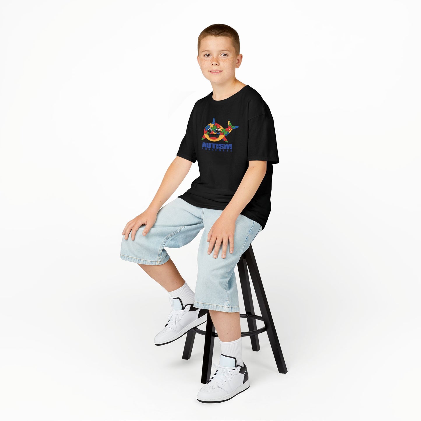 Kids Tee Baby Shark Autism Awareness Shirt