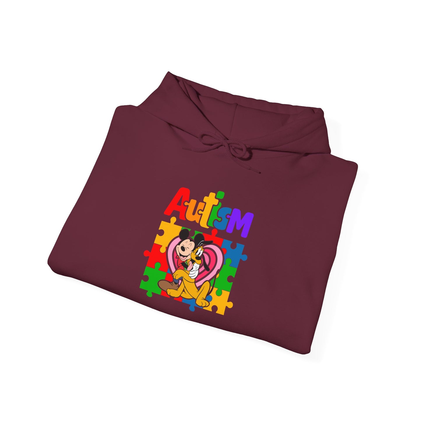 Autism Awareness Puzzle Heart Hoodie – Support & Acceptance Sweatshirt