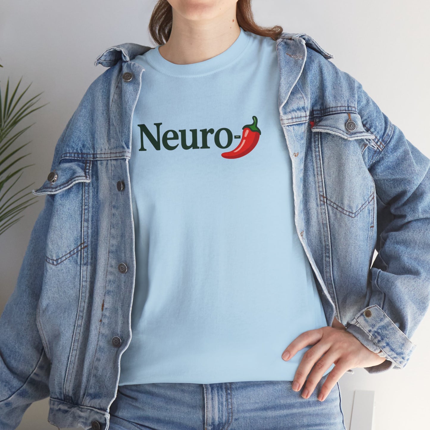 Neuro Chili Unisex Heavy Cotton Tee - Fun & Unique T-Shirt for Casual Wear