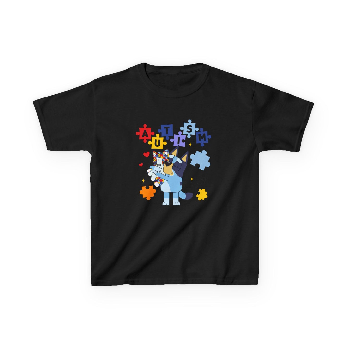 Autism Awareness Kids Tee — Cute Puzzle-Piece Unicorn Design