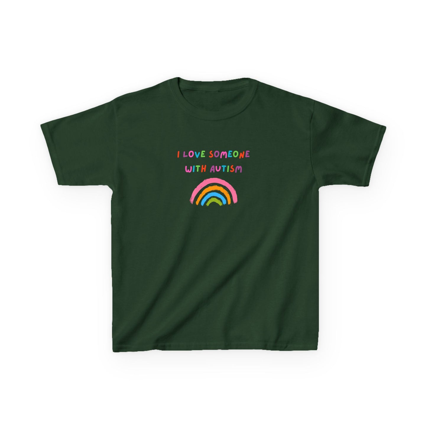 Autism Awareness Kids Tee - I Love Someone with Autism