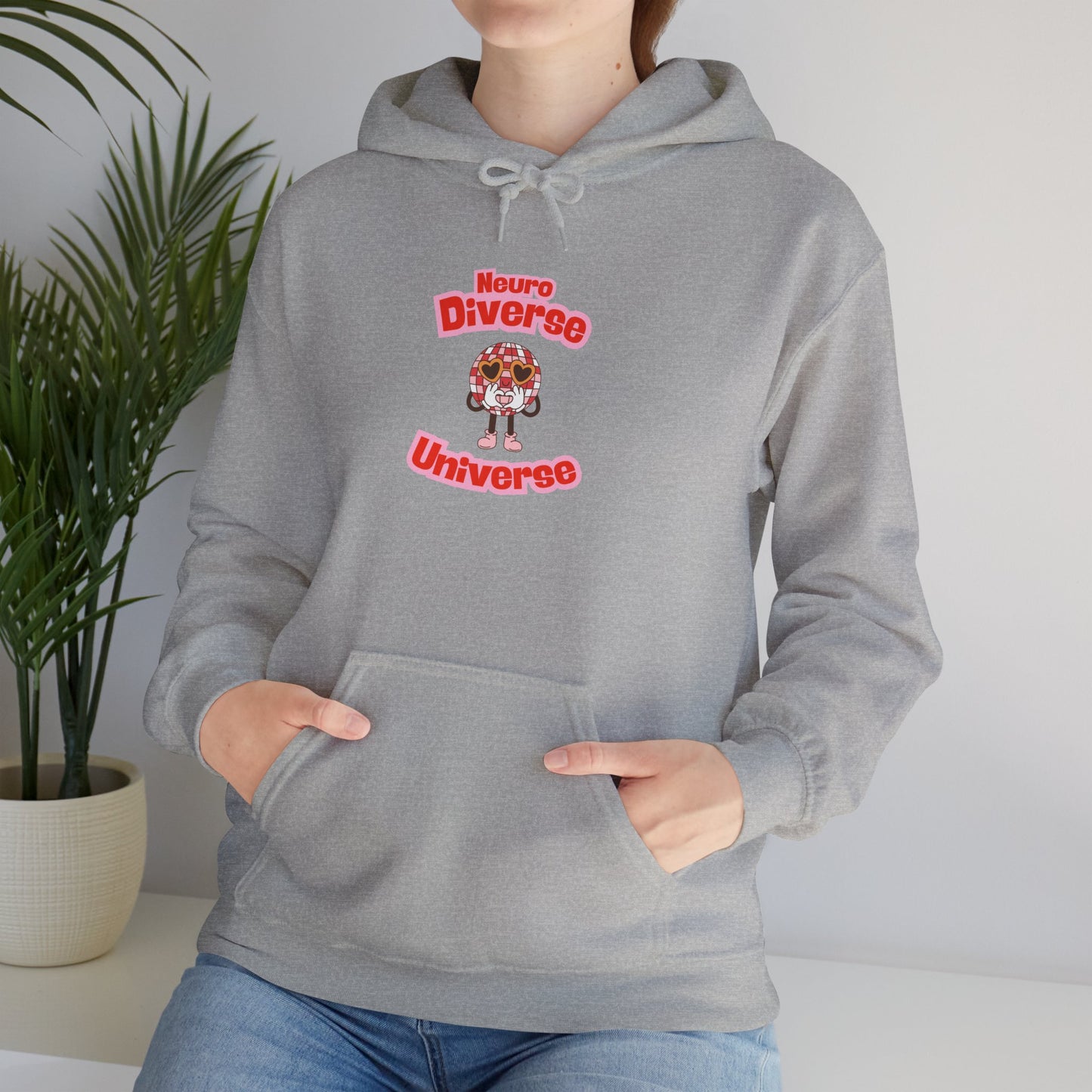 Neurodiverse Universe Hoodie — Cute Neurodiversity Awareness Sweatshirt
