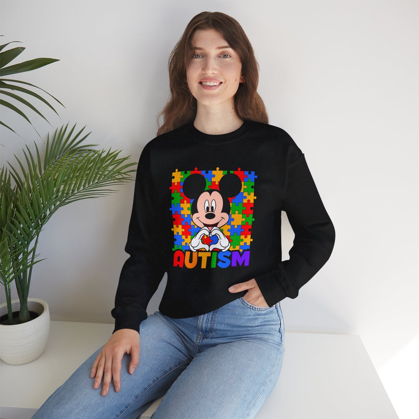 Autism Puzzle Crewneck Sweatshirt