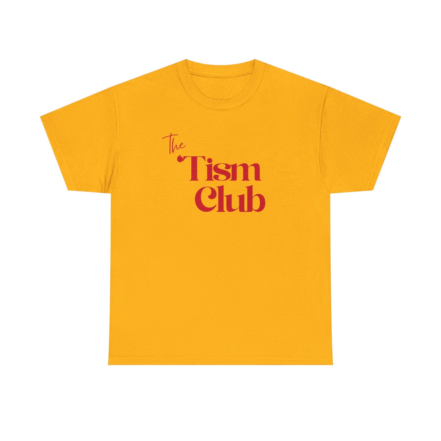 T-Shirt — "The Tism Club" Retro Script Tee