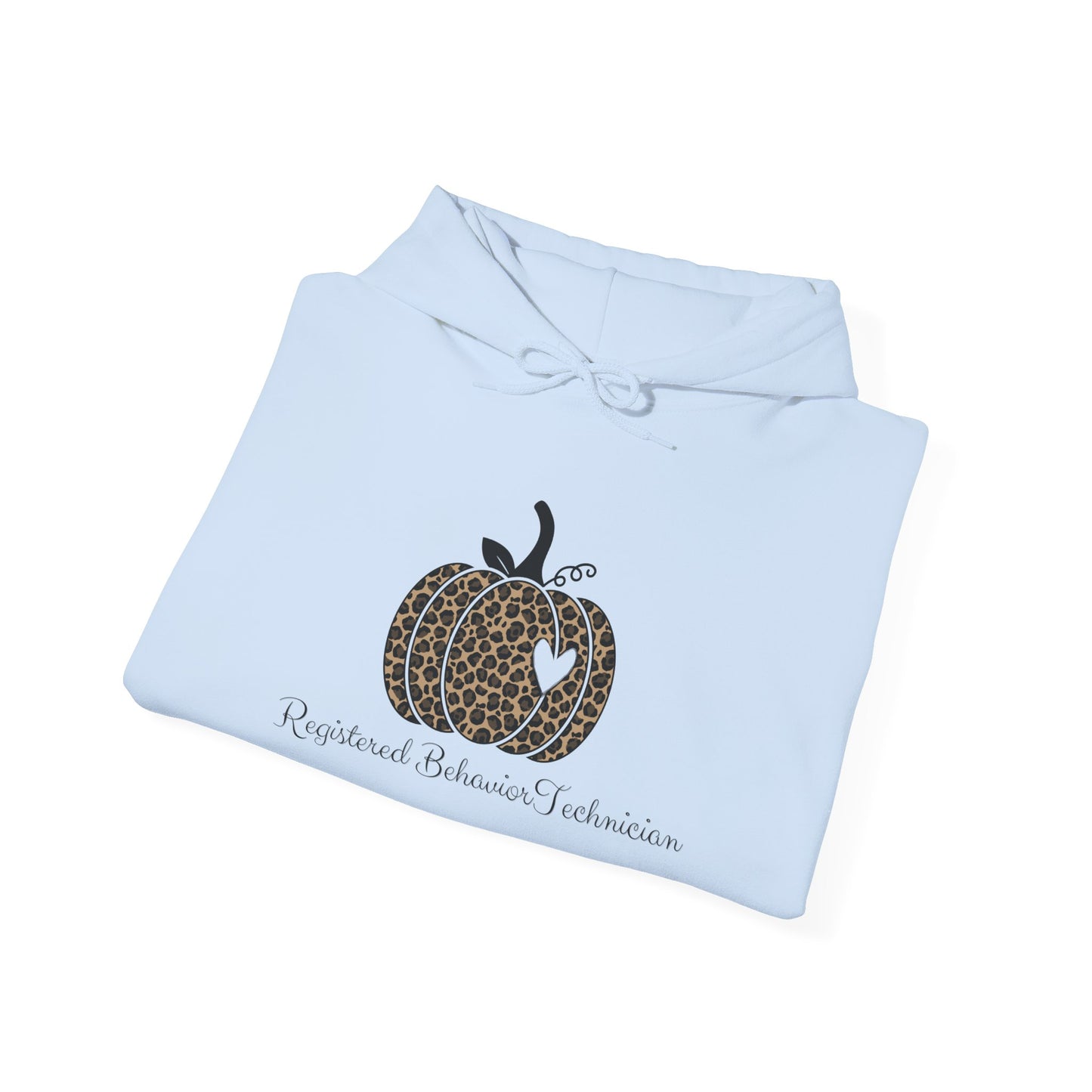 Pumpkin Leopard Heart Hoodie — Rustic Fall Pumpkin Graphic Sweatshirt