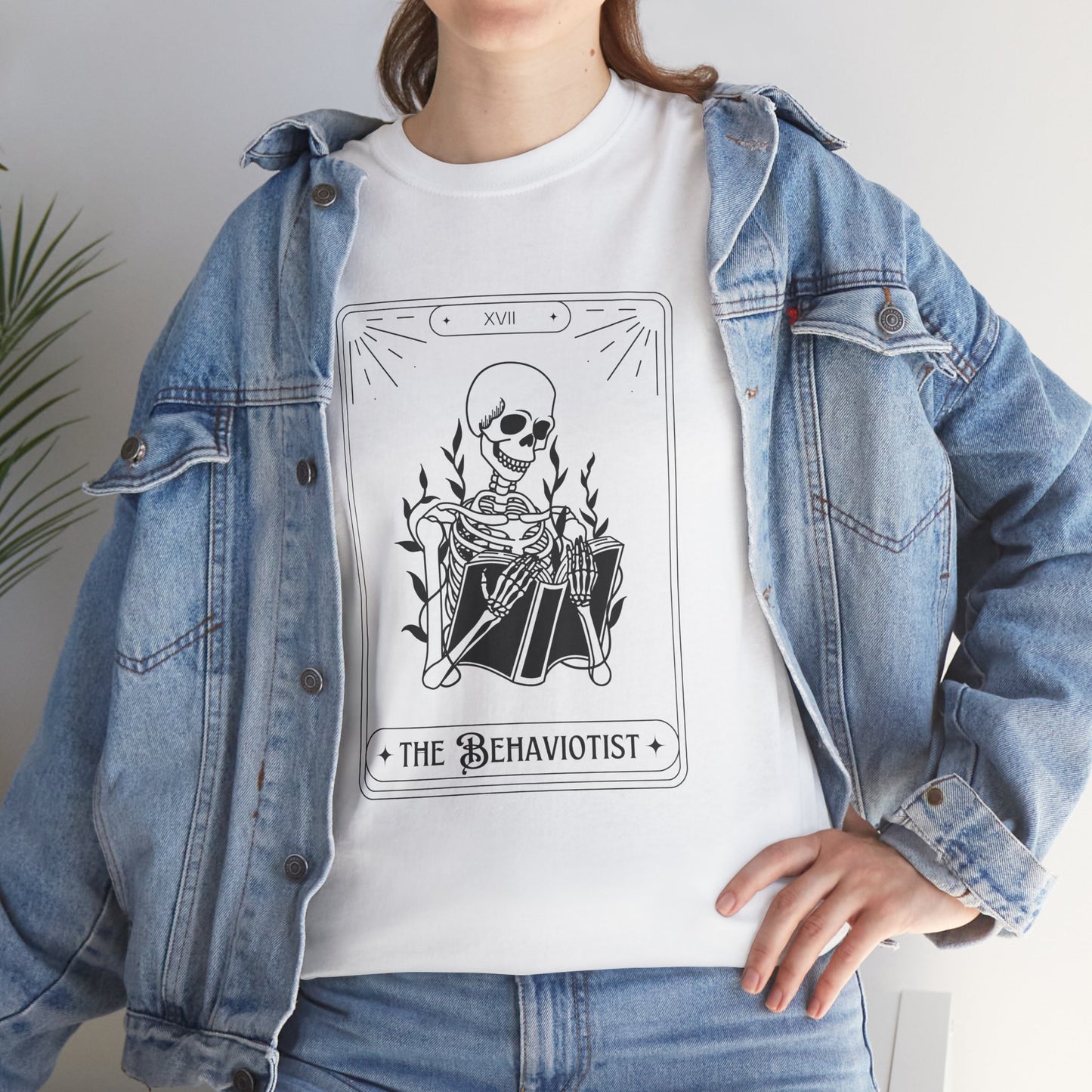 Skeleton Themed Unisex Heavy Cotton Tee - Perfect for Halloween and Casual Wear