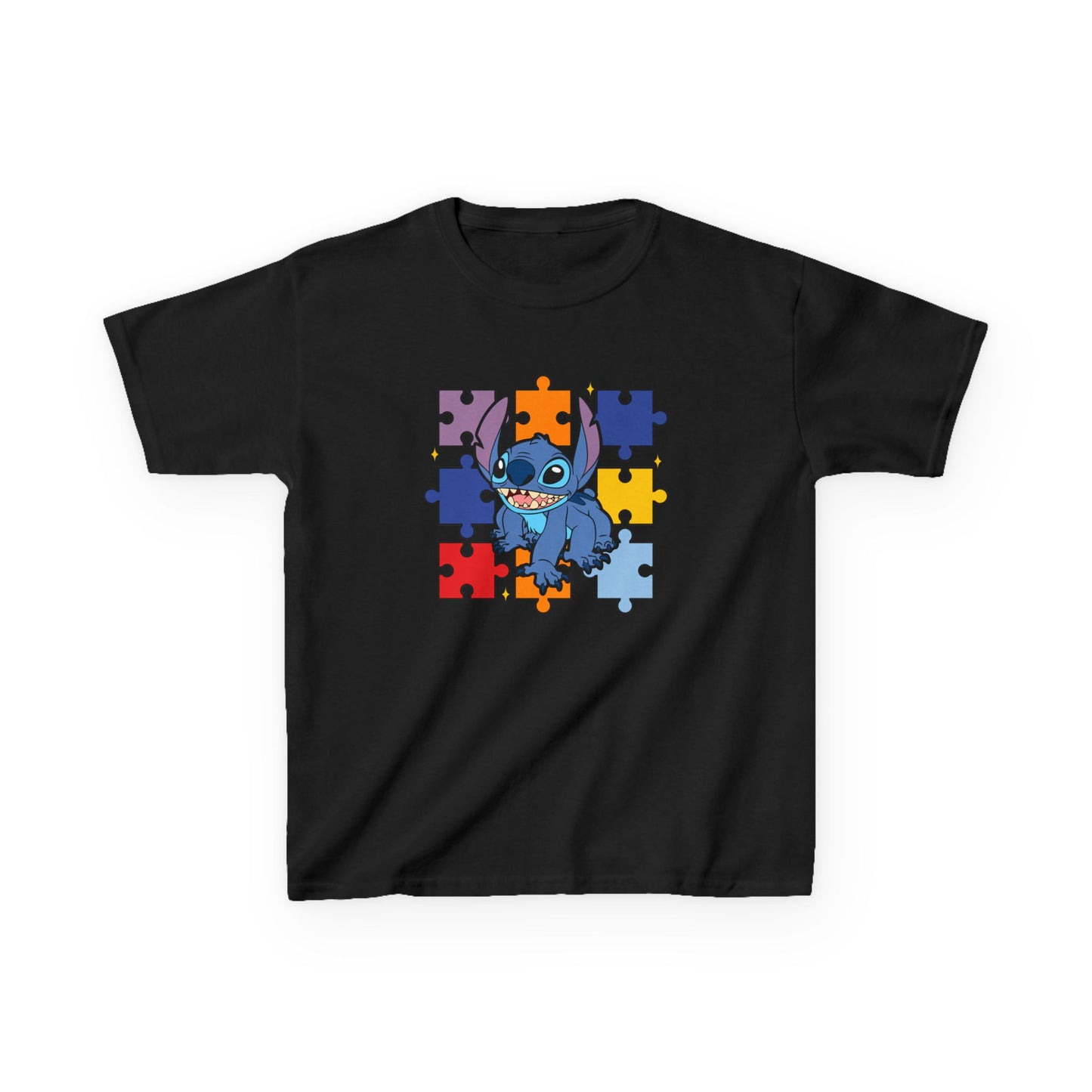 Autism Puzzle Stitch Kids Tee