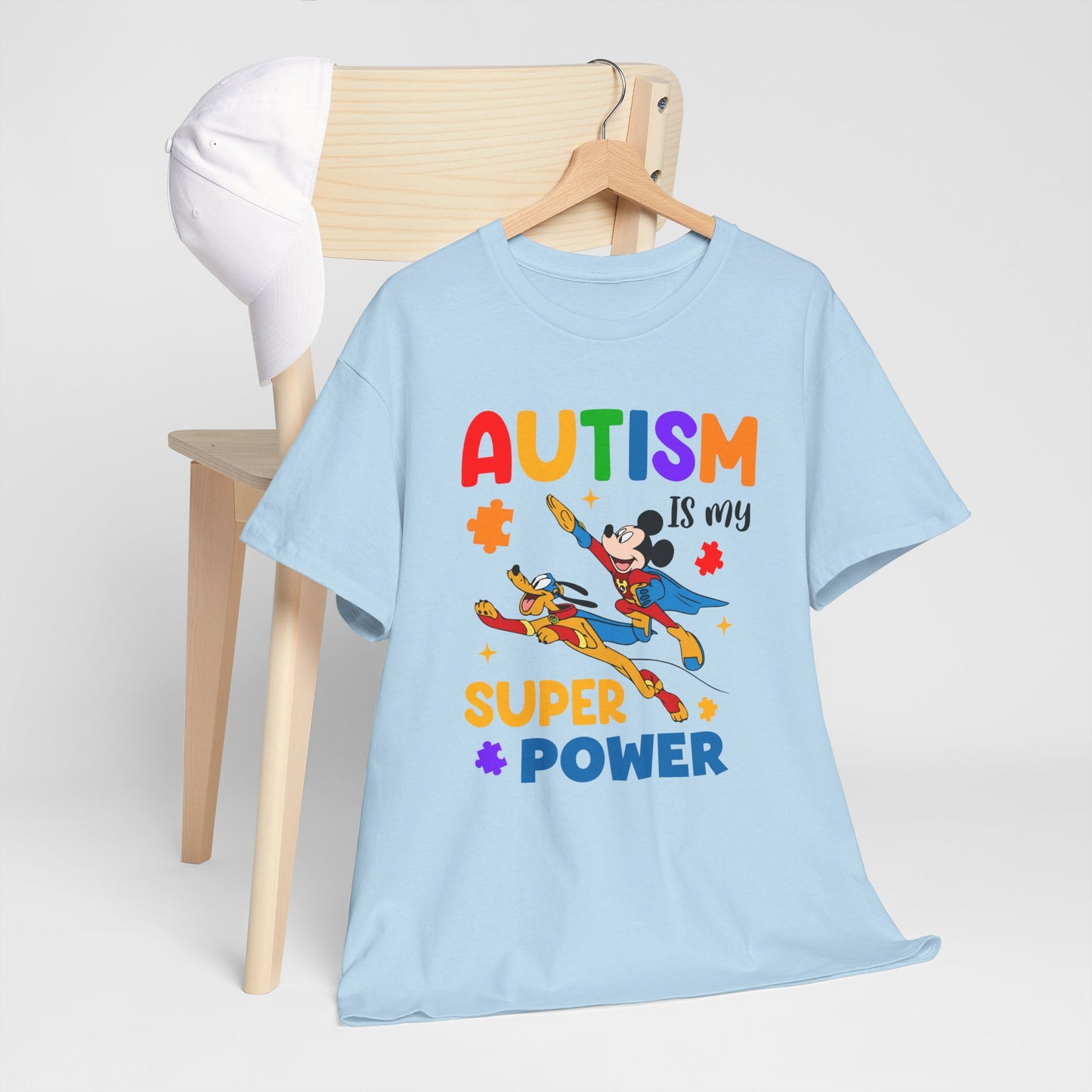 Autism Is My Superpower Tee — Colorful Autism Awareness Kids Shirt