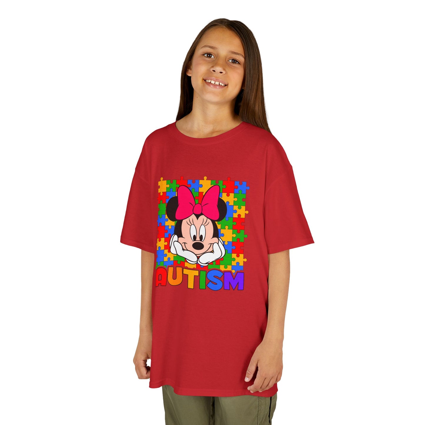 Kids Tee — Colorful Puzzle Autism Support Shirt