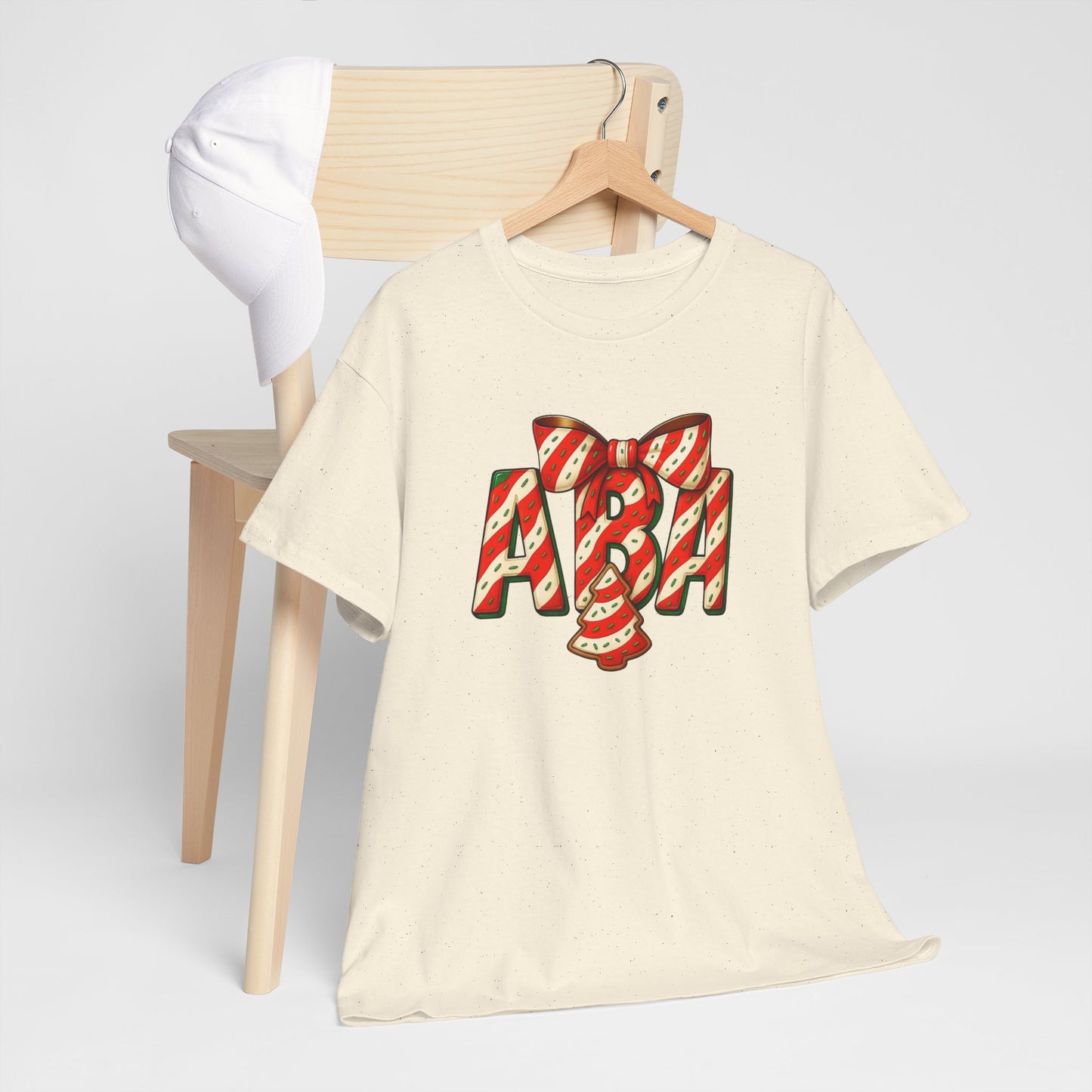 ABA Lil Debbie Christmas Tree Cake Tee — ABA Holiday Dessert Graphic T-Shirt