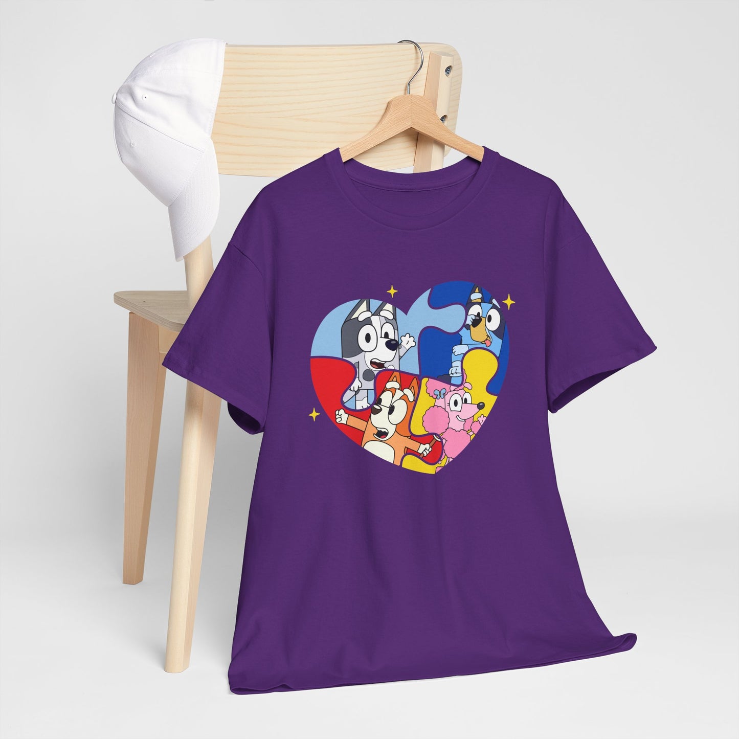 Cartoon Heart Characters T-Shirt — Cute Colorful Kids’ Graphic Tee