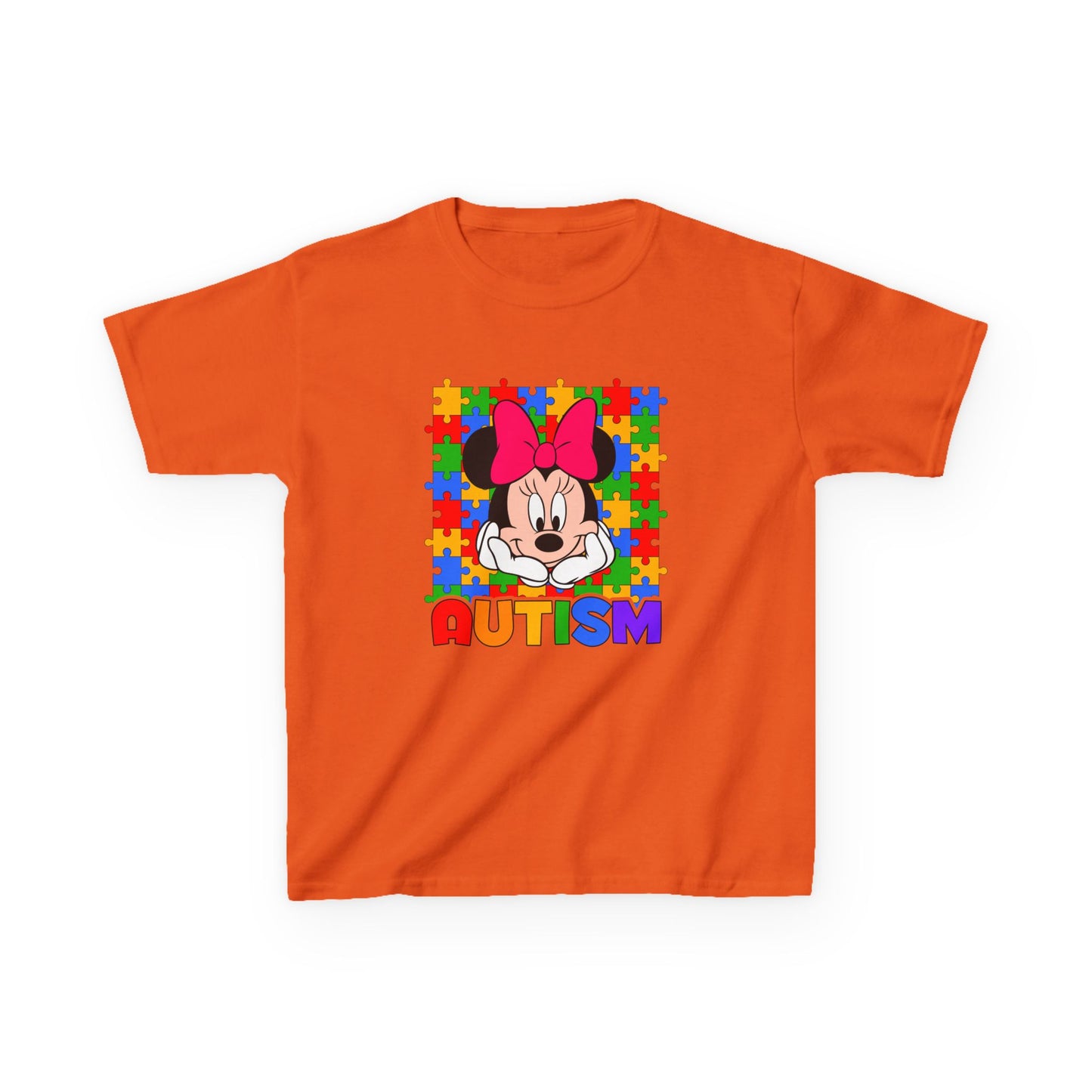 Kids Tee — Colorful Puzzle Autism Support Shirt