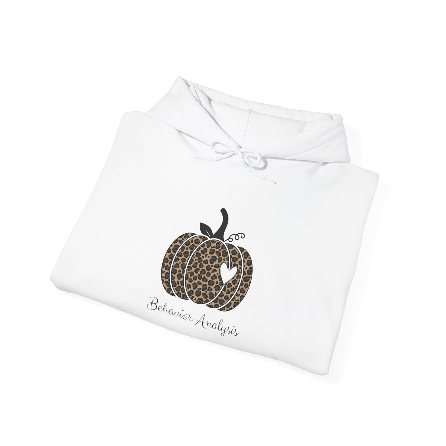 Leopard Pumpkin Hoodie — Autumn Pumpkin Patch Sweatshirt Behavior Analyst