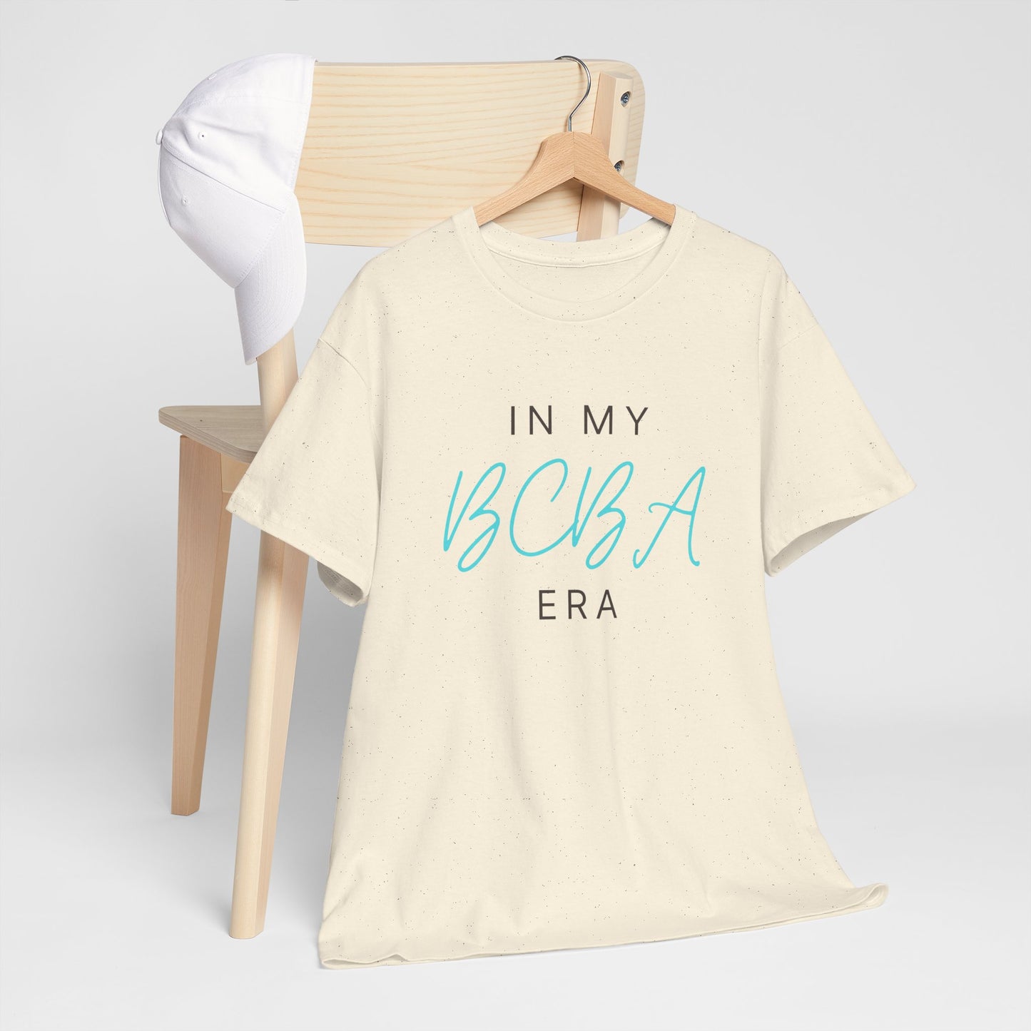 "In My BCBA Era" Unisex Heavy Cotton Tee - Comfortable & Stylish Tee for Behavioral Analysts