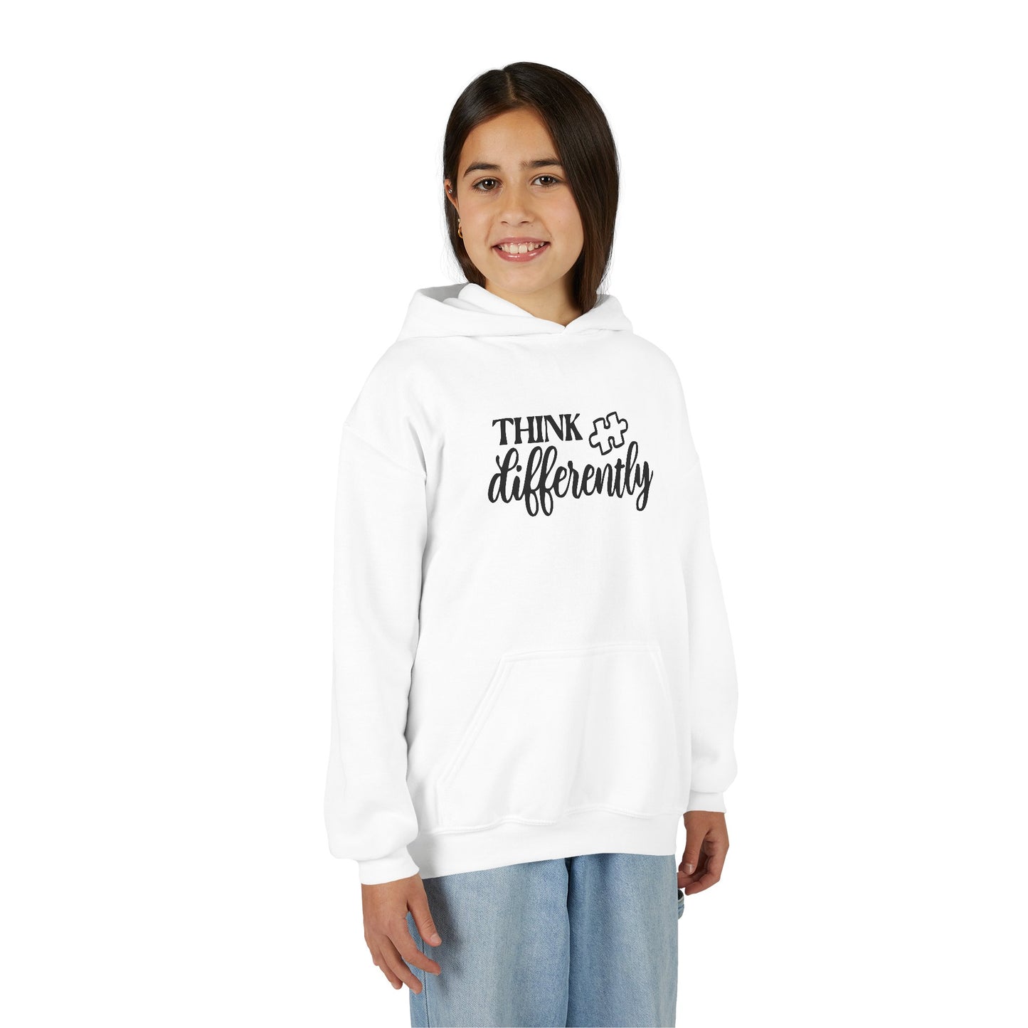Inspirational Youth Hoodie - 'Think Differently'
