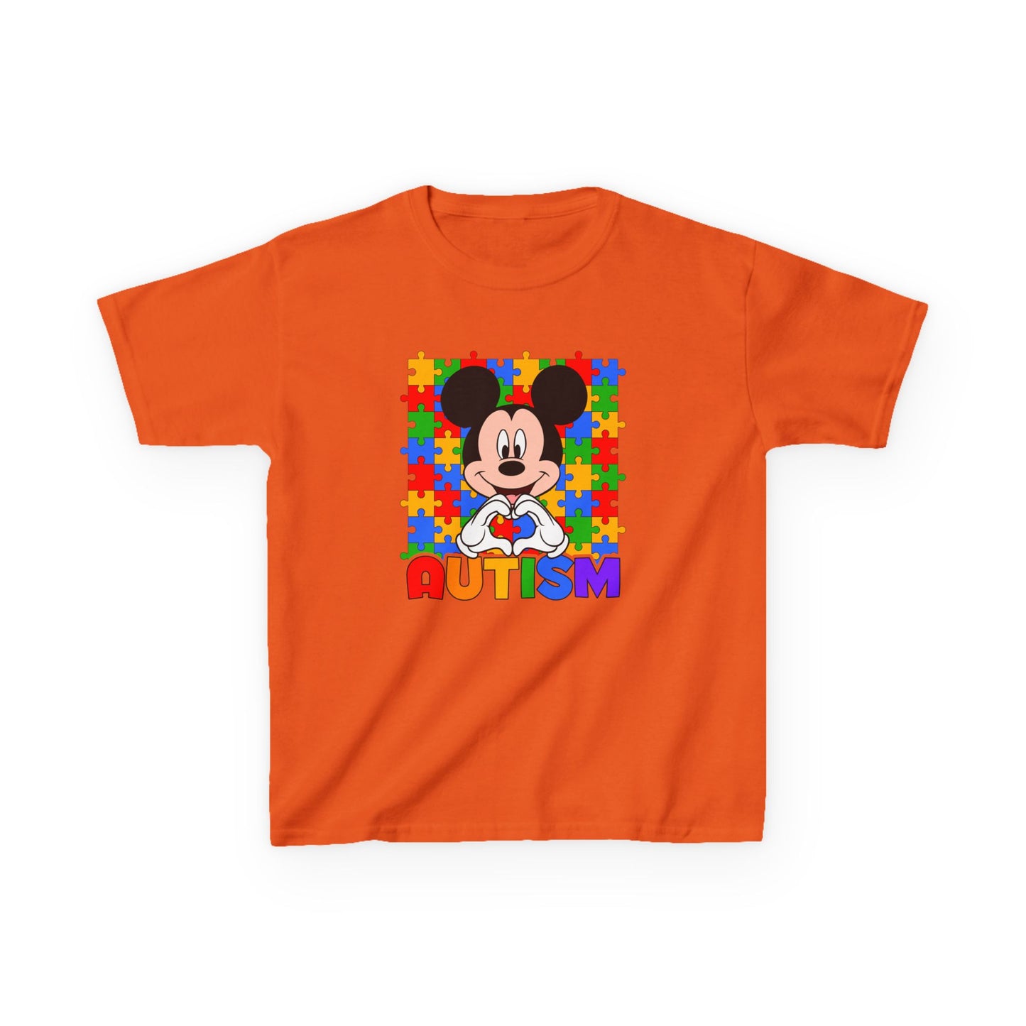 Kids Autism Puzzle Heart T-Shirt