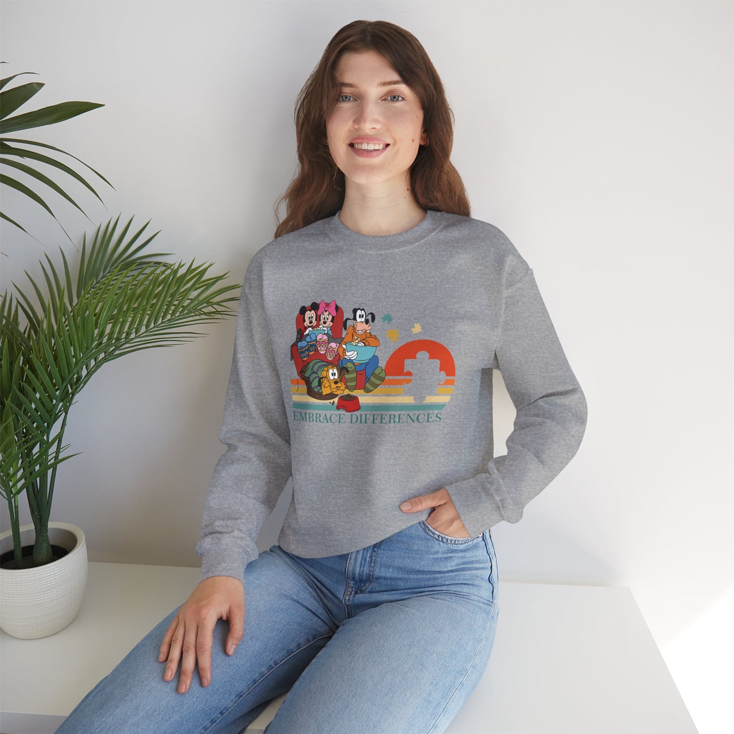Embrace Differences Crewneck Sweatshirt