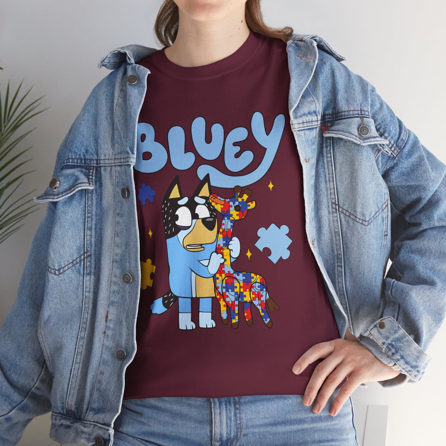 Bluey and Bingo Cartoon Dog T-Shirt — Cute Kids’ Blue Heeler Tee