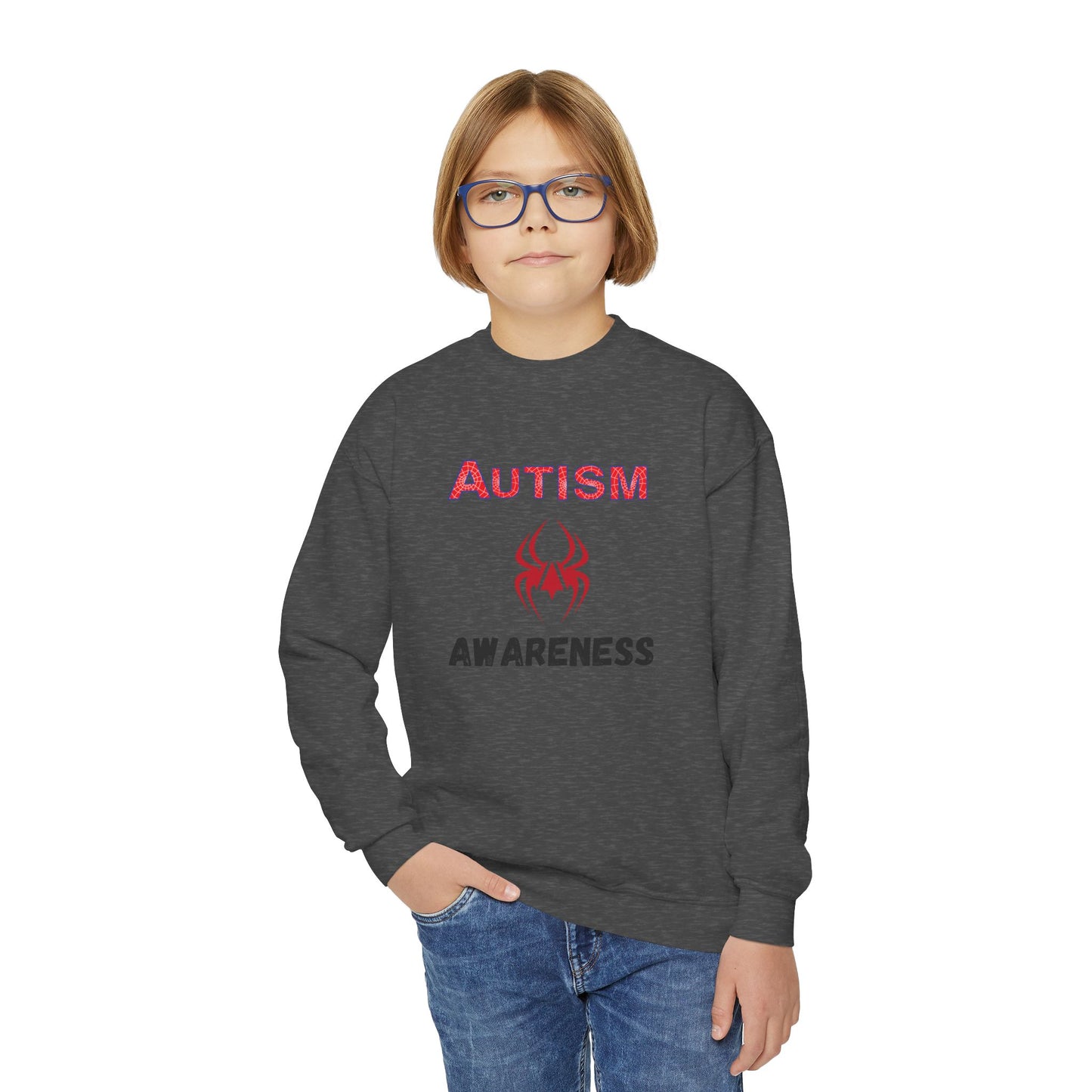 Autism Awareness Youth Crewneck Sweatshirt