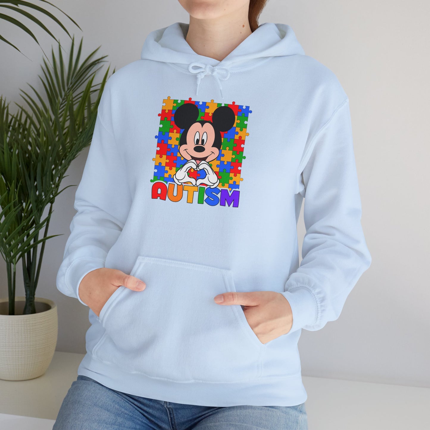 Autism Puzzle Heart Hoodie — Colorful Awareness Pullover