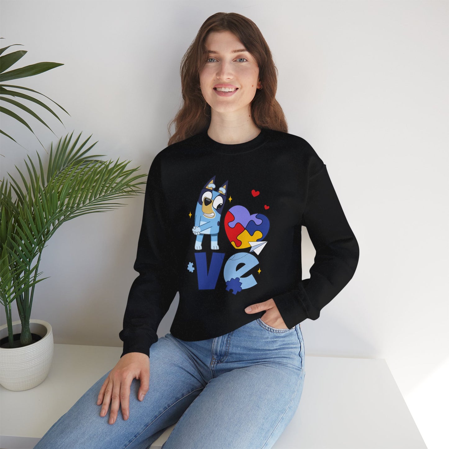 Love Puzzle Crewneck Sweatshirt