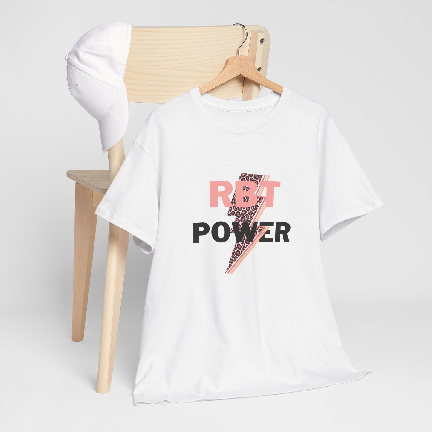 Empowerment Graphic Tee - Unisex Heavy Cotton Shirt with Bold Lightning Design