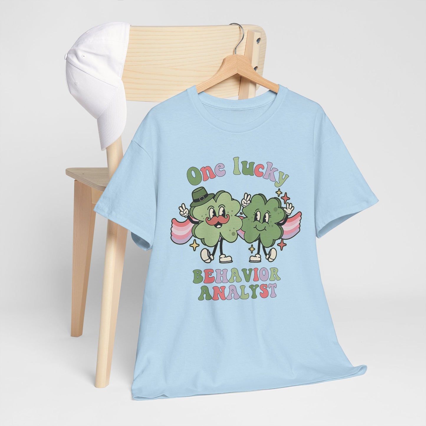One Lucky Behavior Analyst T-Shirt — St. Patrick’s Day Shamrock ABA Shirt